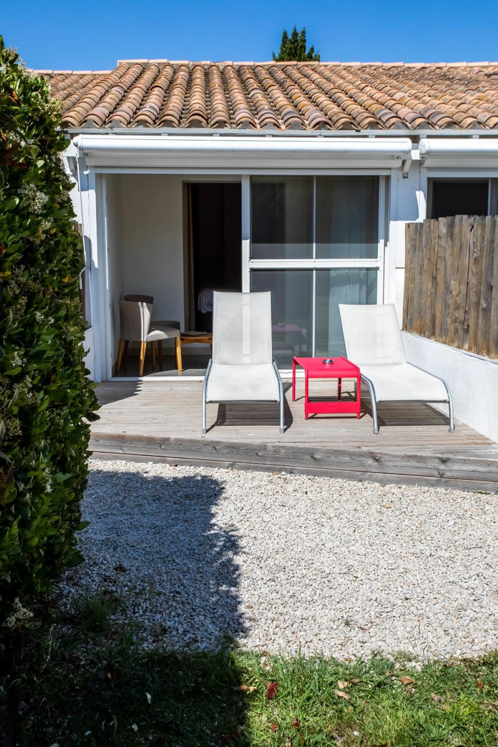 sunbed in Le Mas de Cocagne