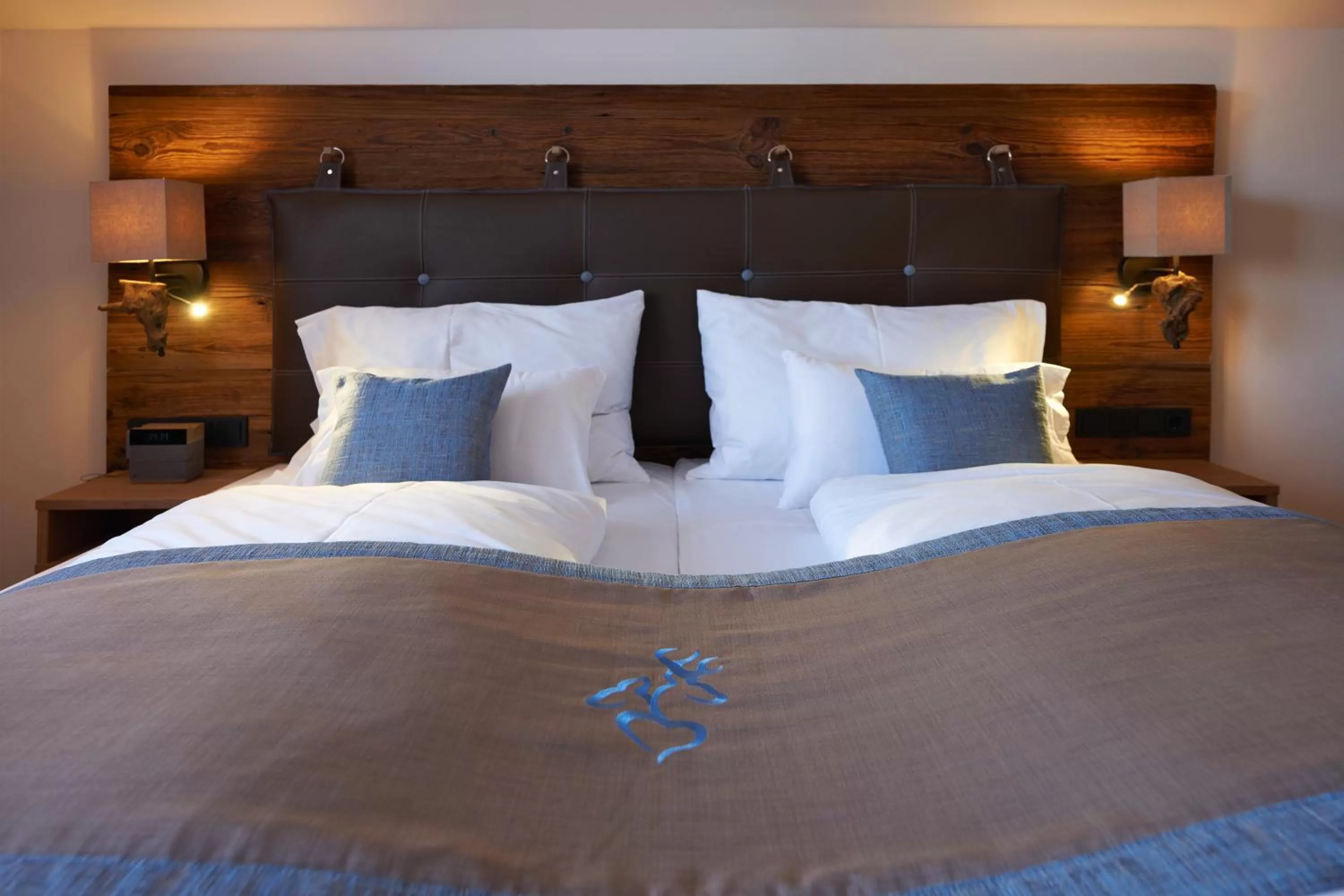 Decorative detail, Bed in Boutique Hotel Herzhof - Garni-Appartements - Adults Only