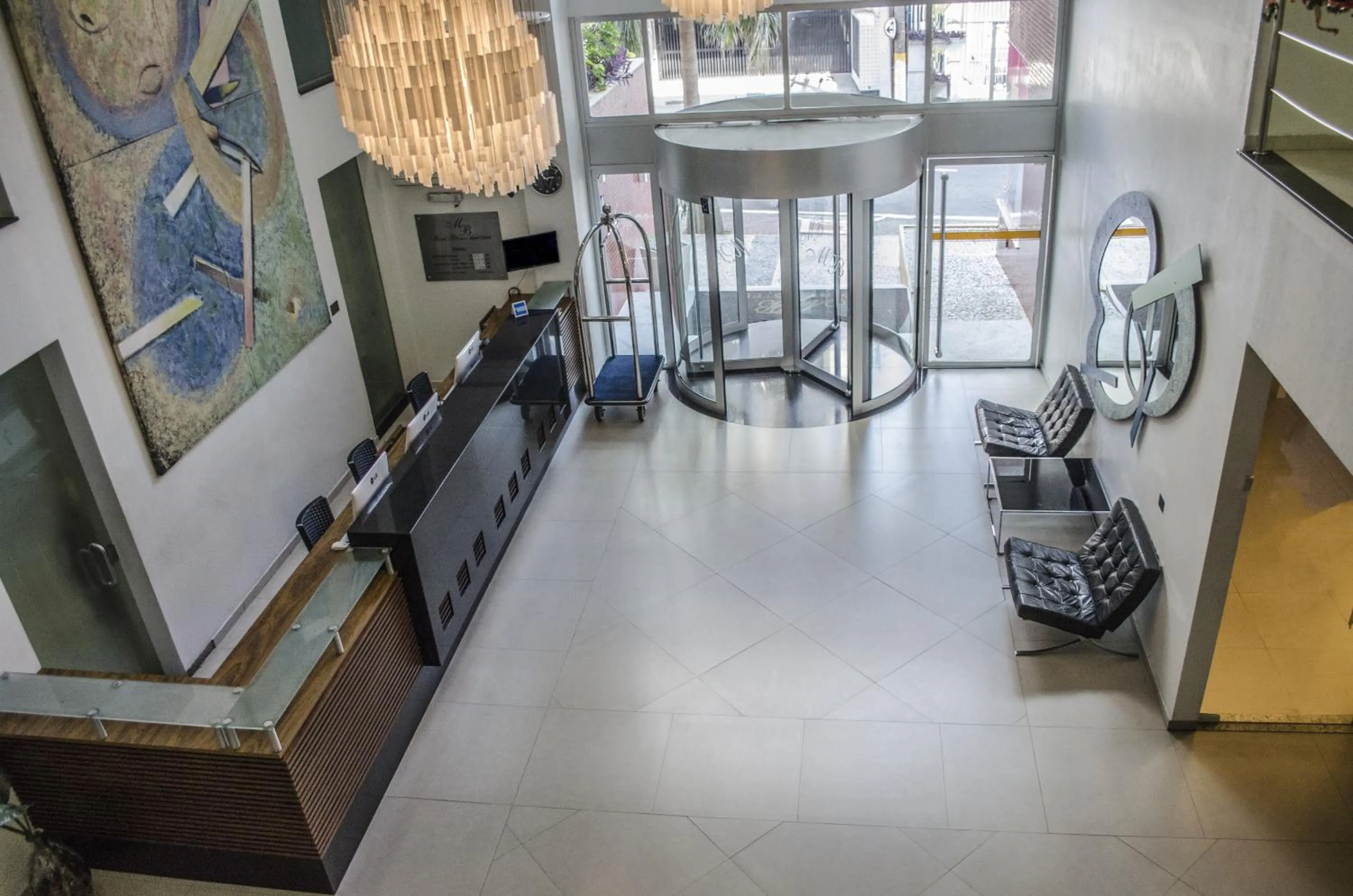 Lobby or reception in Mont Blanc Apart Hotel - Duque de Caxias