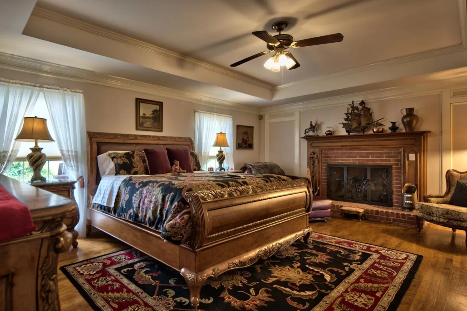 Bed in Southern Cross Guest Ranch