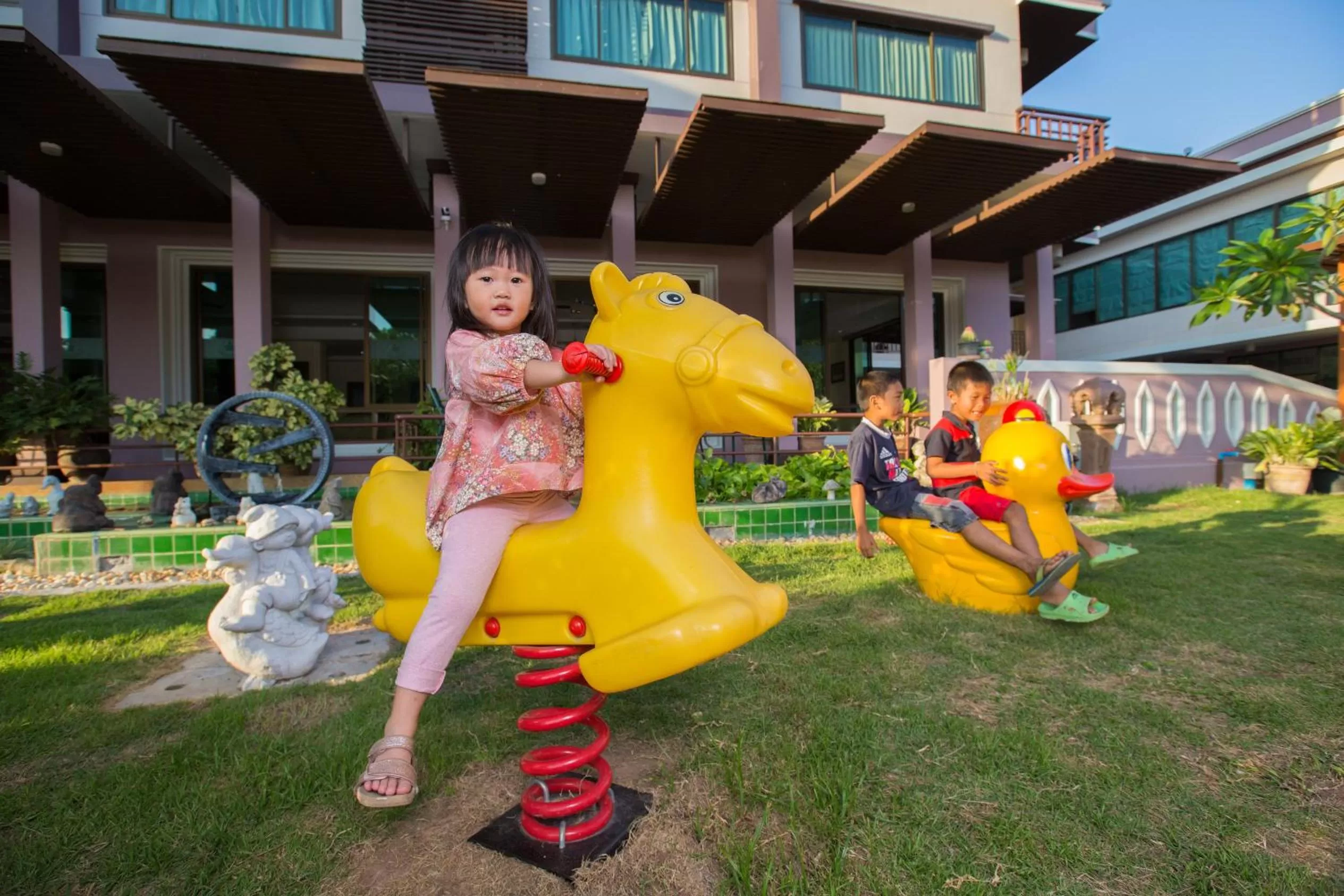 Children play ground in Phanomrungpuri Hotel Buriram
