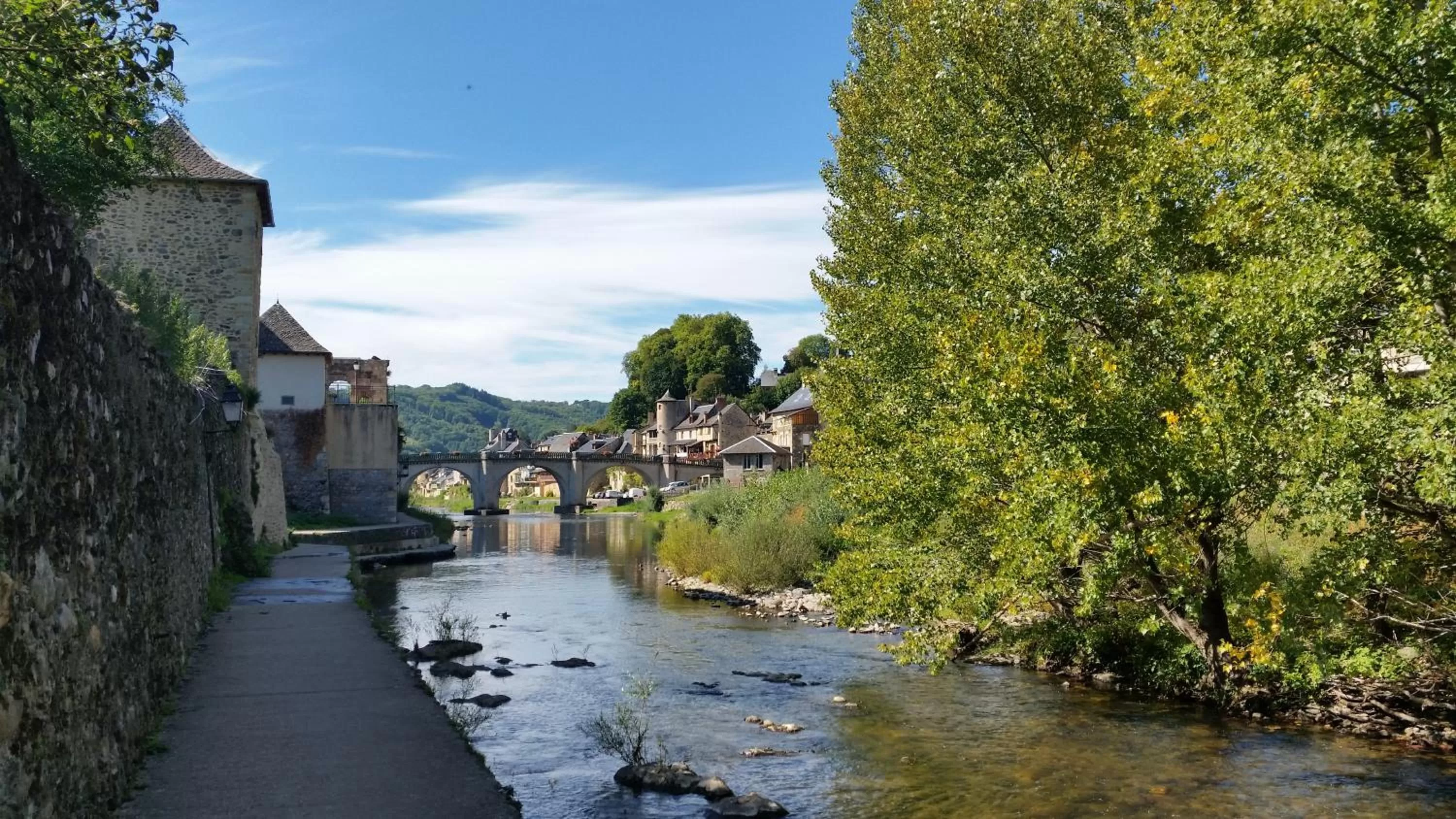 Natural landscape in Chateau Ricard