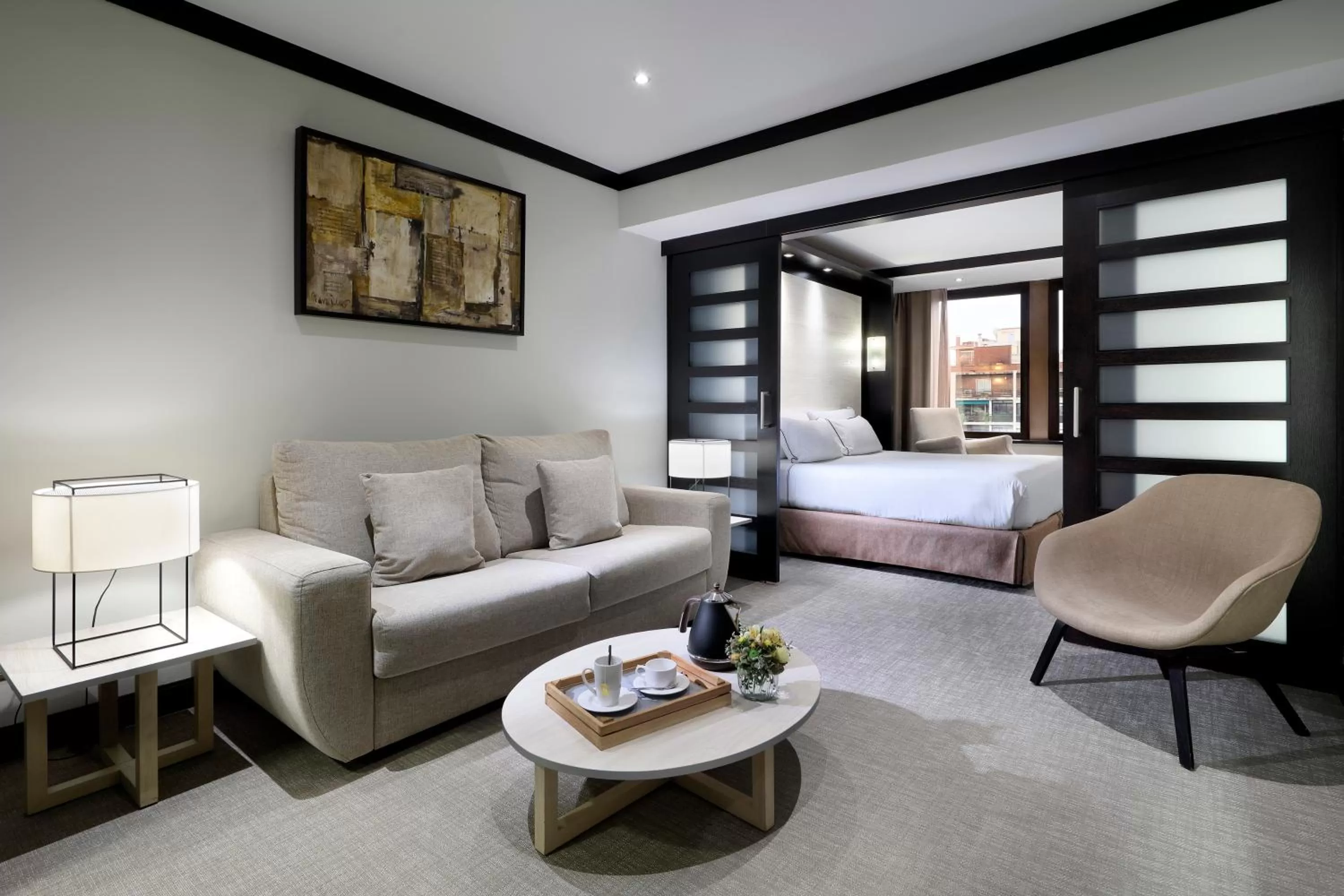 Bed in Melia Barcelona Sarriá