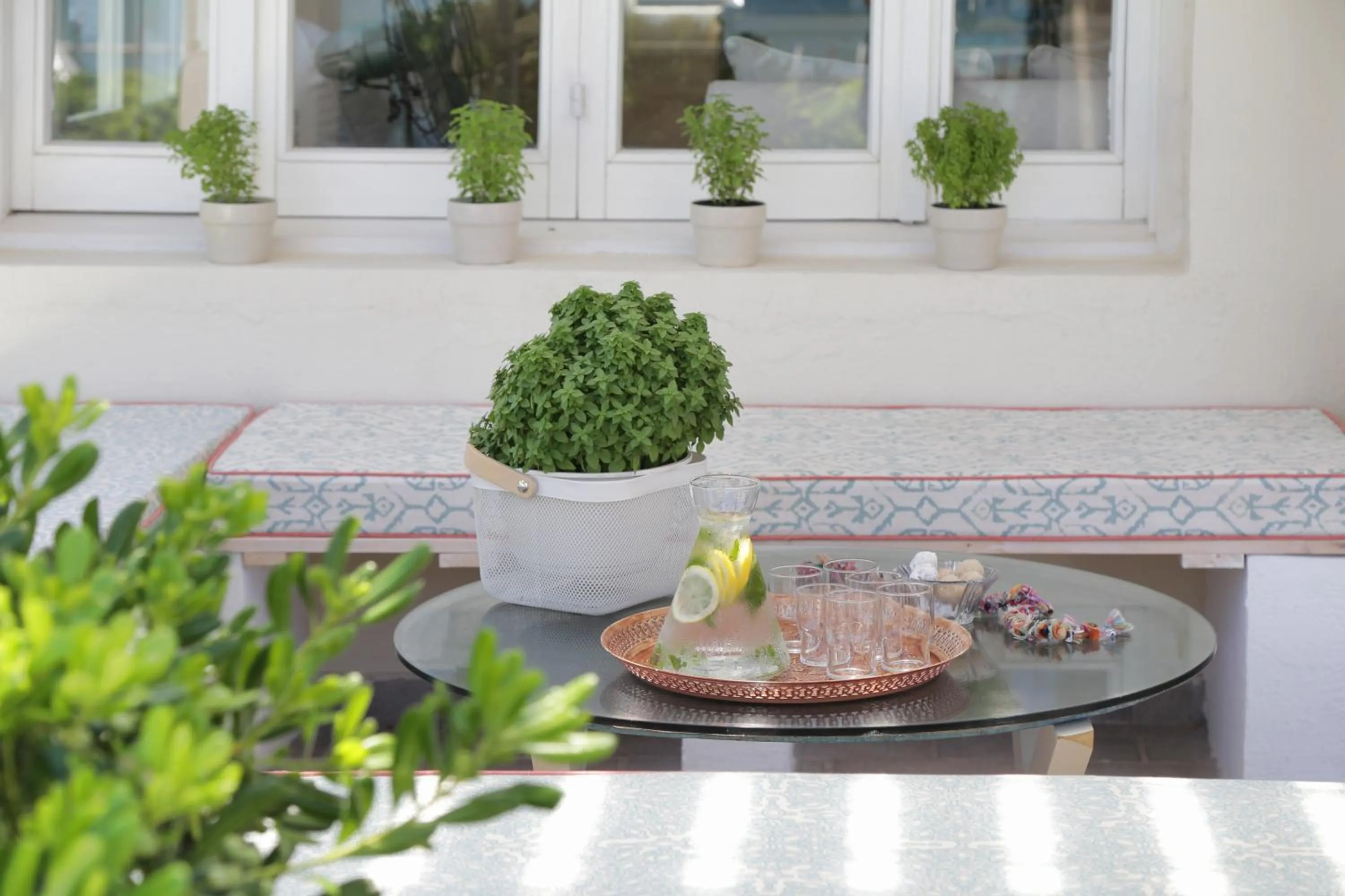 Lobby or reception in Skopelos Village Hotel