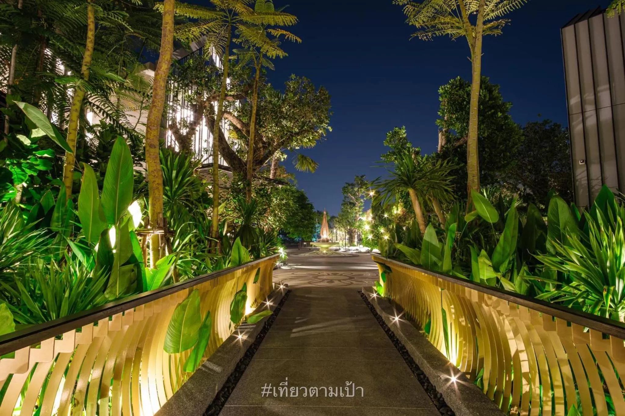 Garden view in W1Bangkoknoi Hotel