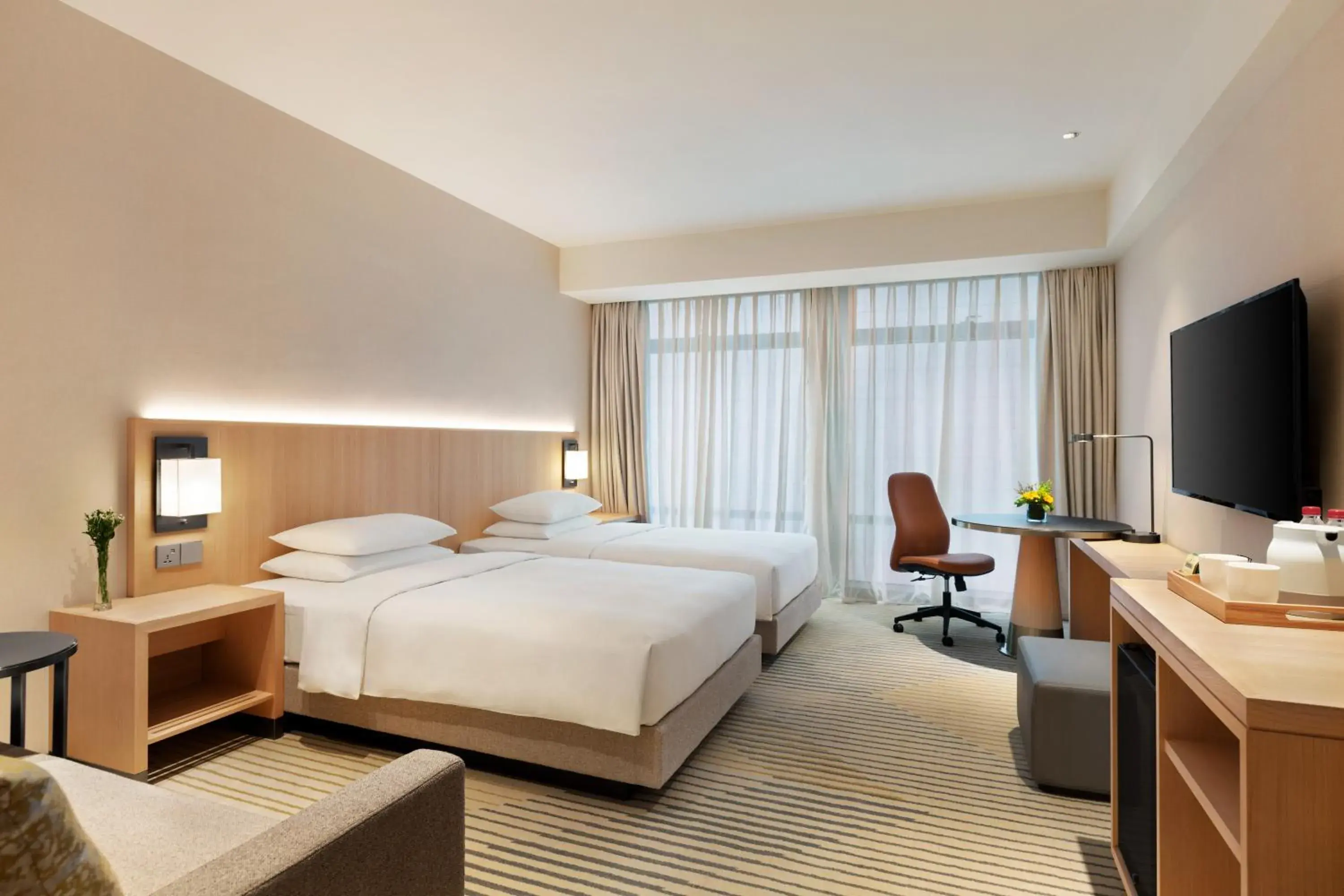 Twin Room with Sofa Bed in Hyatt Place Chengdu Pebble Walk Twin Room with Sofa Bed in Hyatt Place Chengdu Pebble Walk