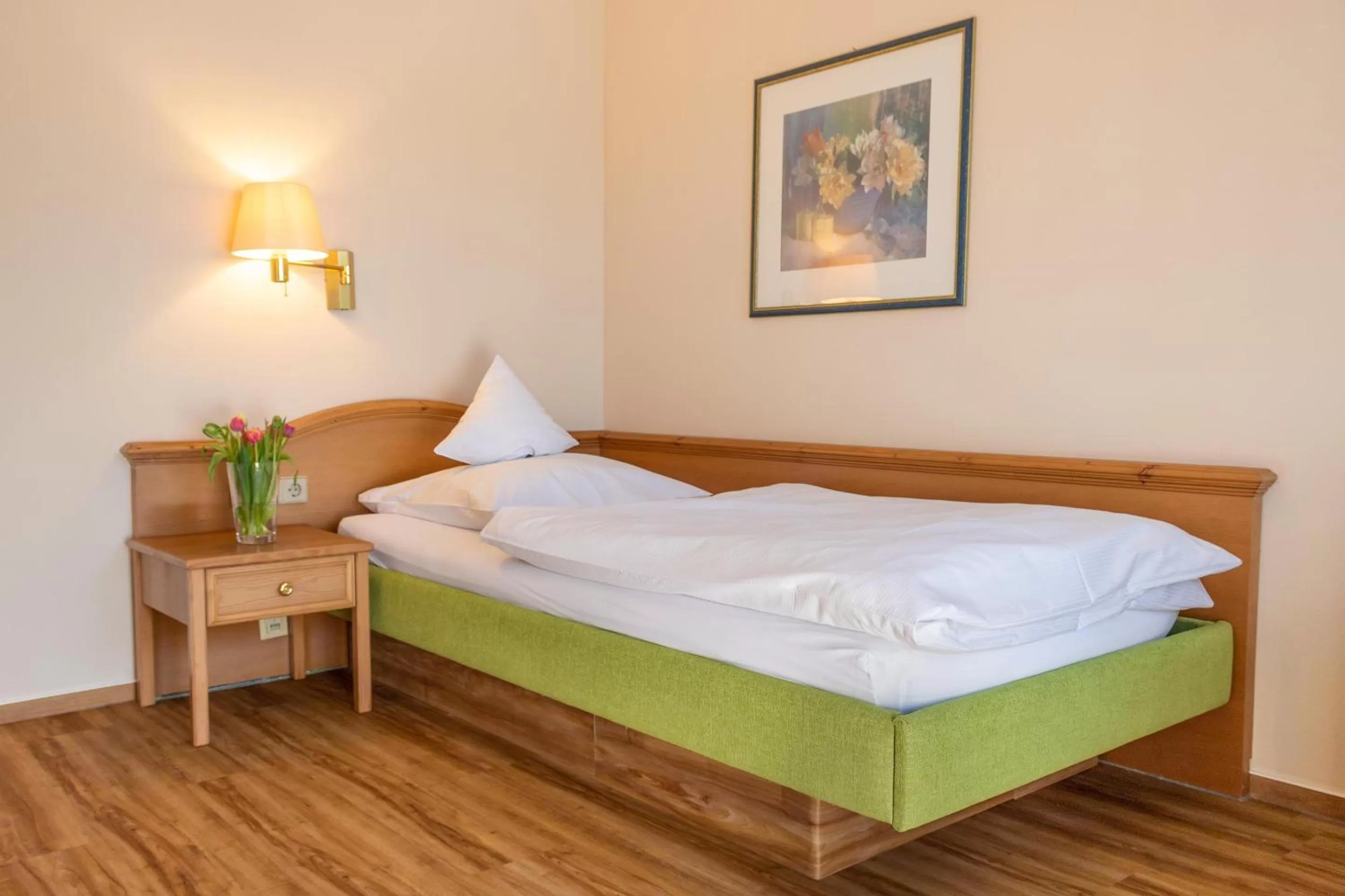 Photo of the whole room, Bed in Landgasthof Hotel Hirsch