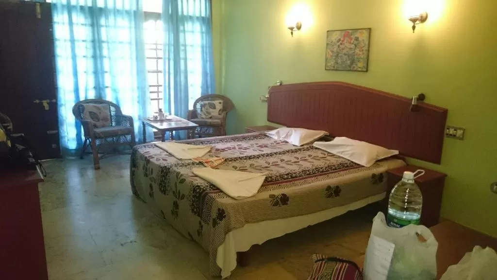 Bed in Anitha's Garden Stay