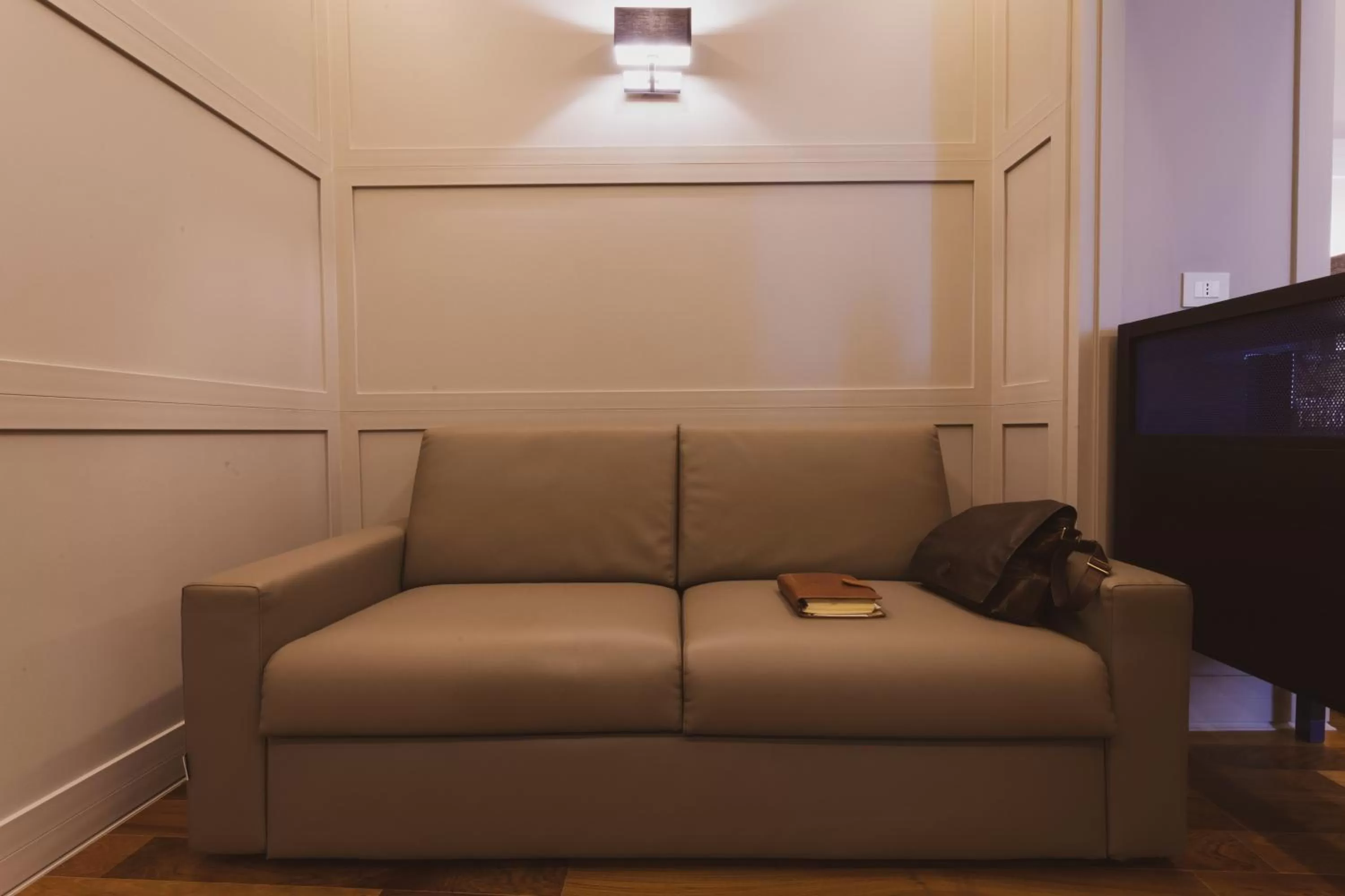 Bed in Callistos Hotel & Spa