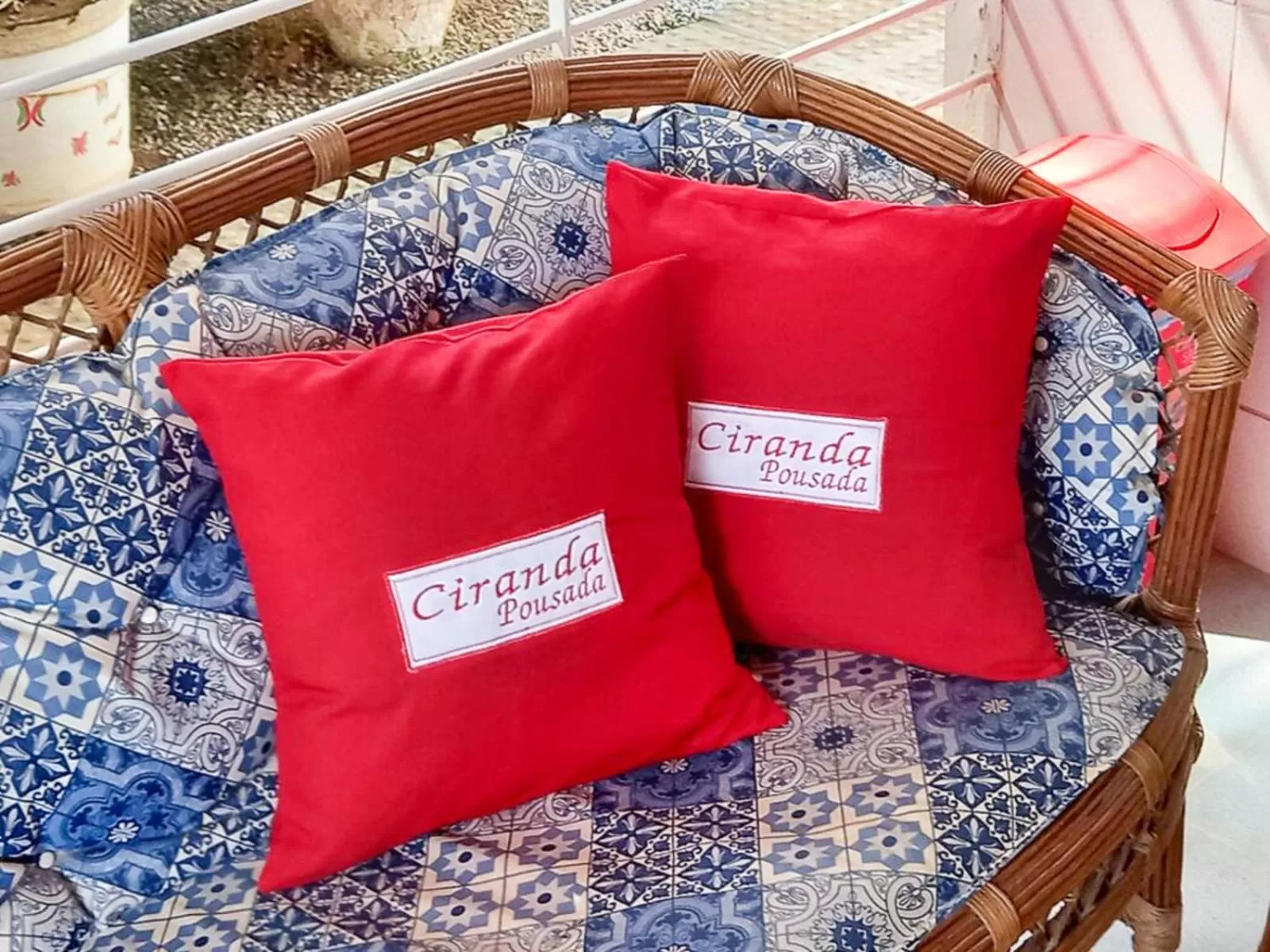 Bed in Pousada Ciranda