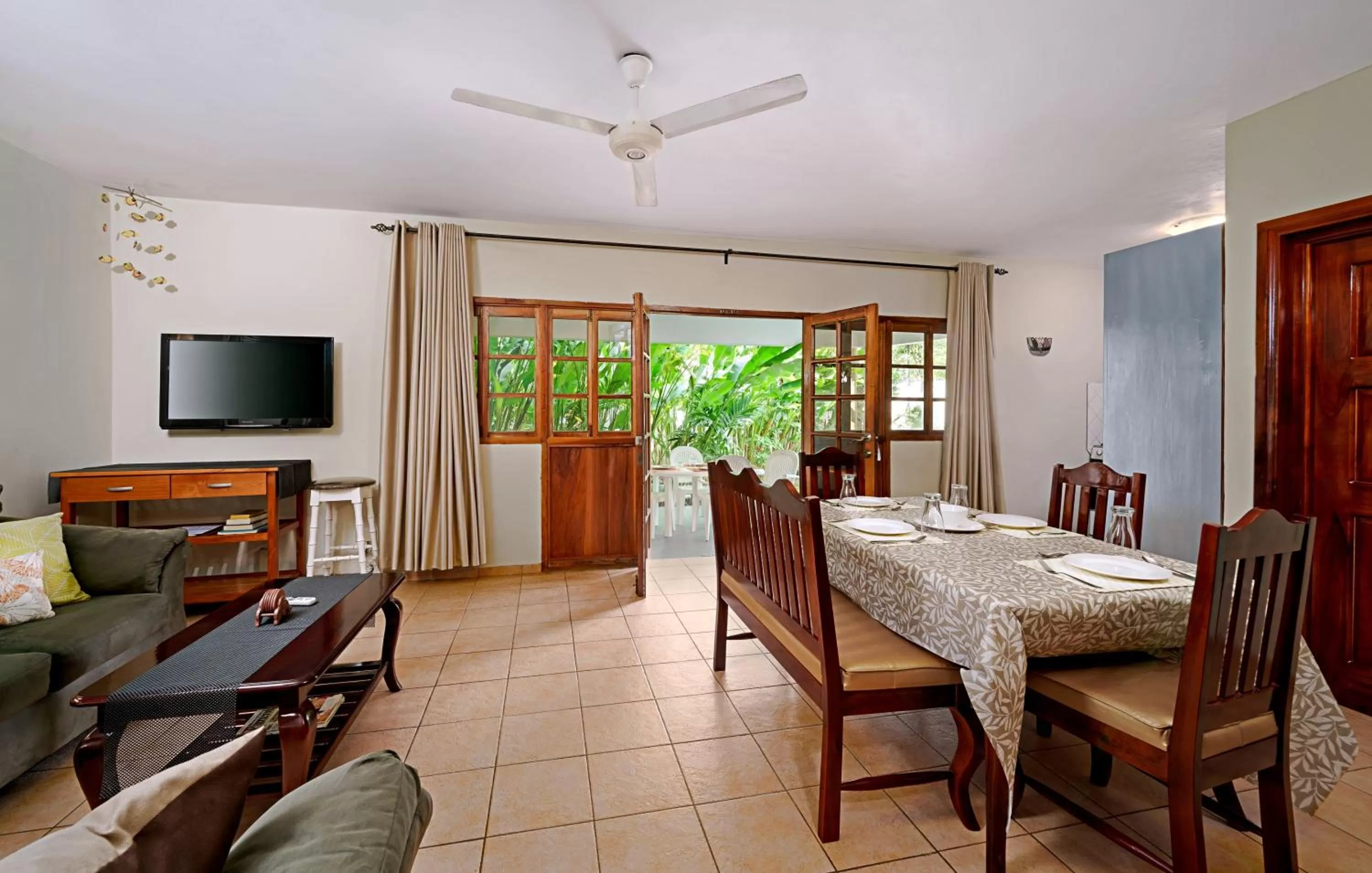 Living room in Beach House Condos, Negril