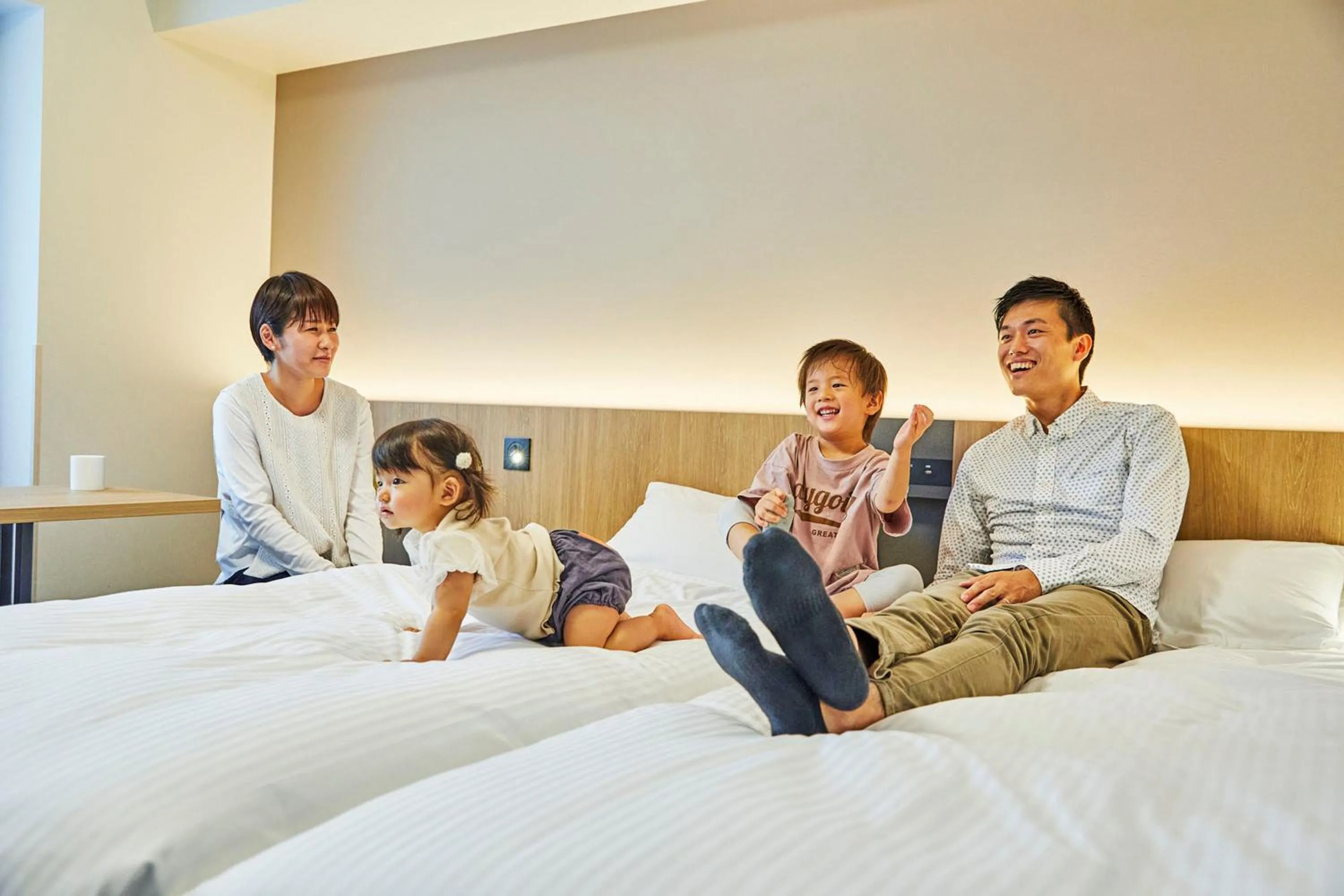 Bed in Hotel Lumiere Kasai