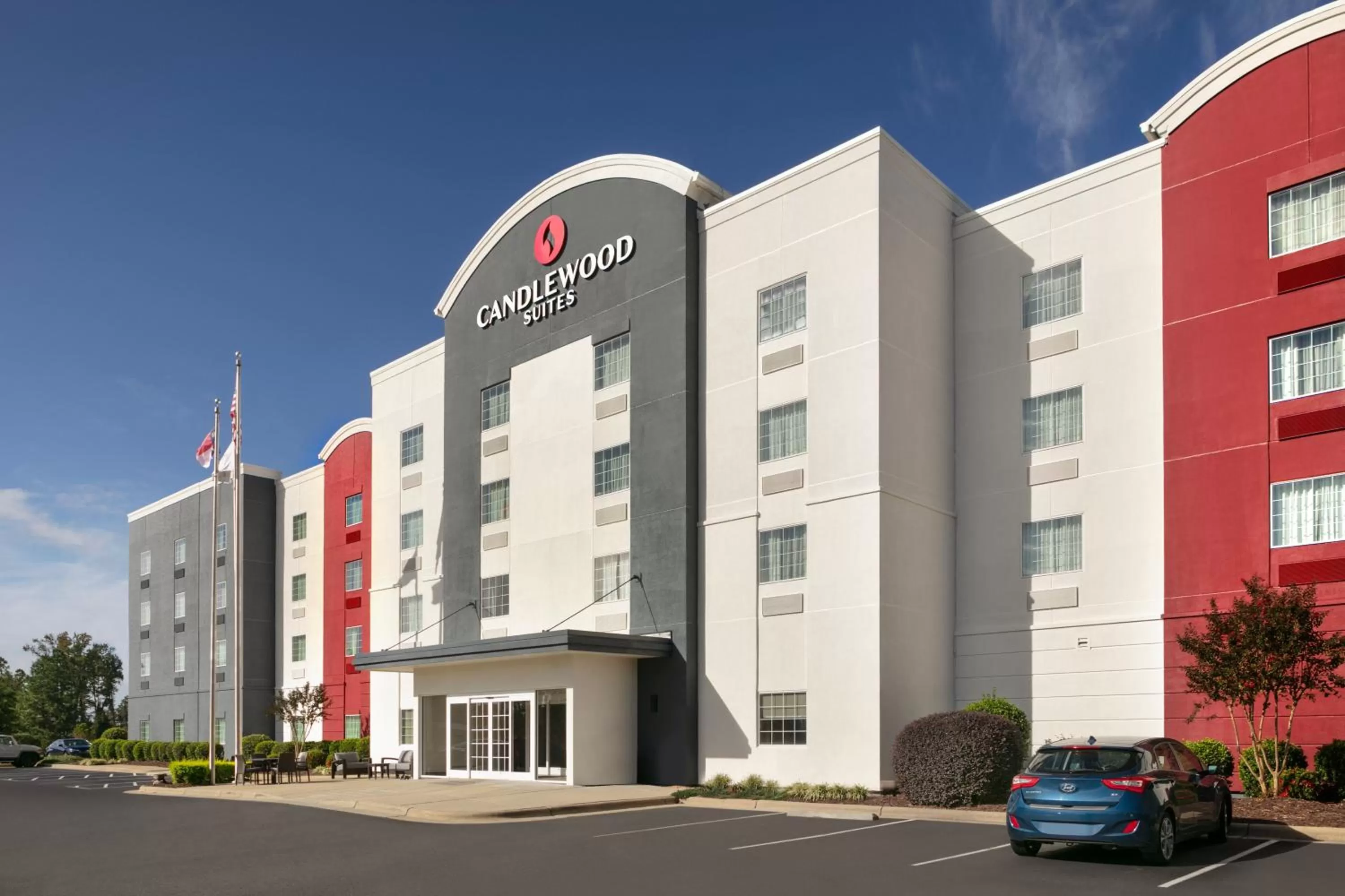 Property building in Candlewood Suites Fayetteville Fort Bragg by IHG