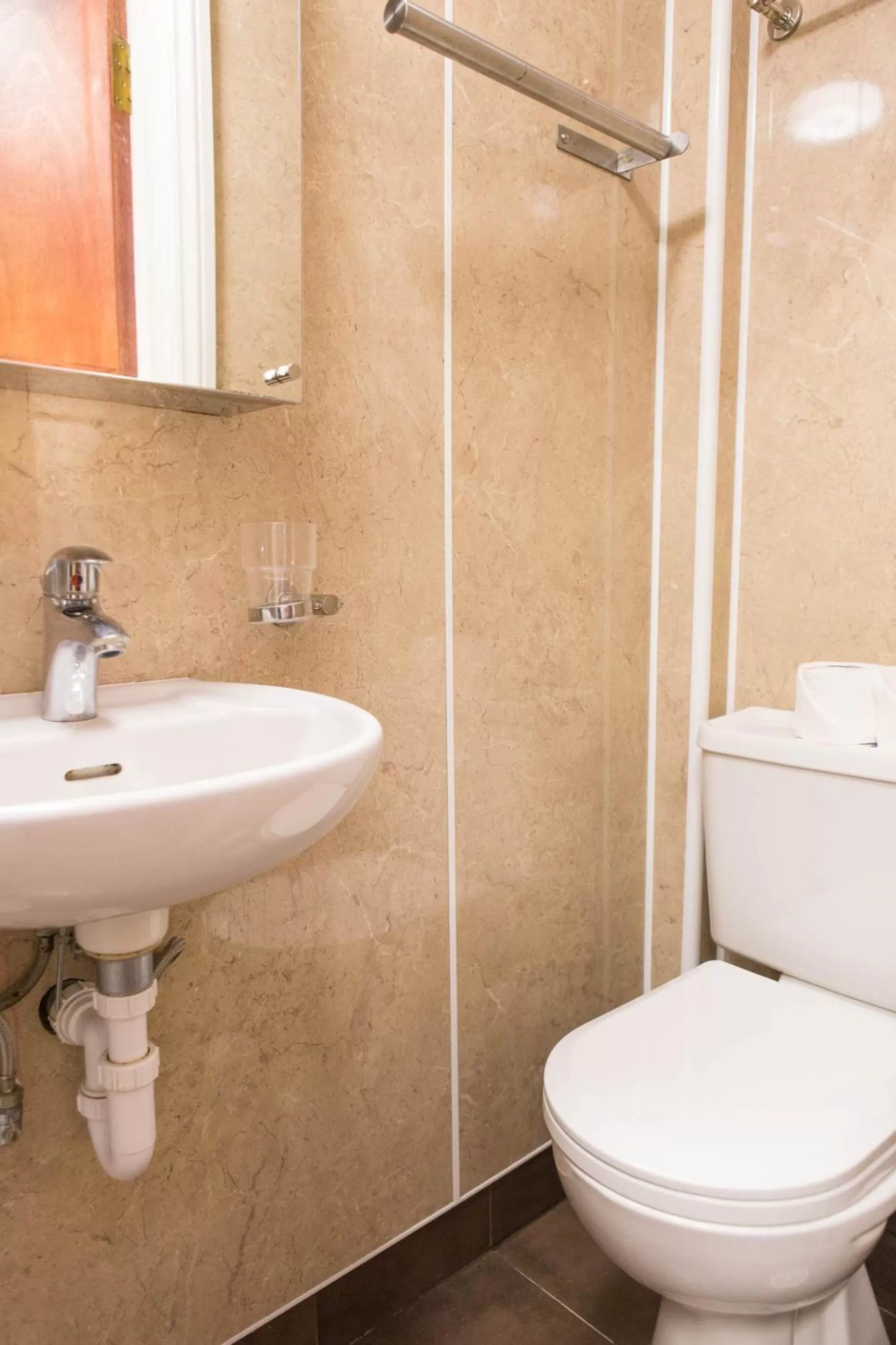 Shower in Shakespeare Hotel