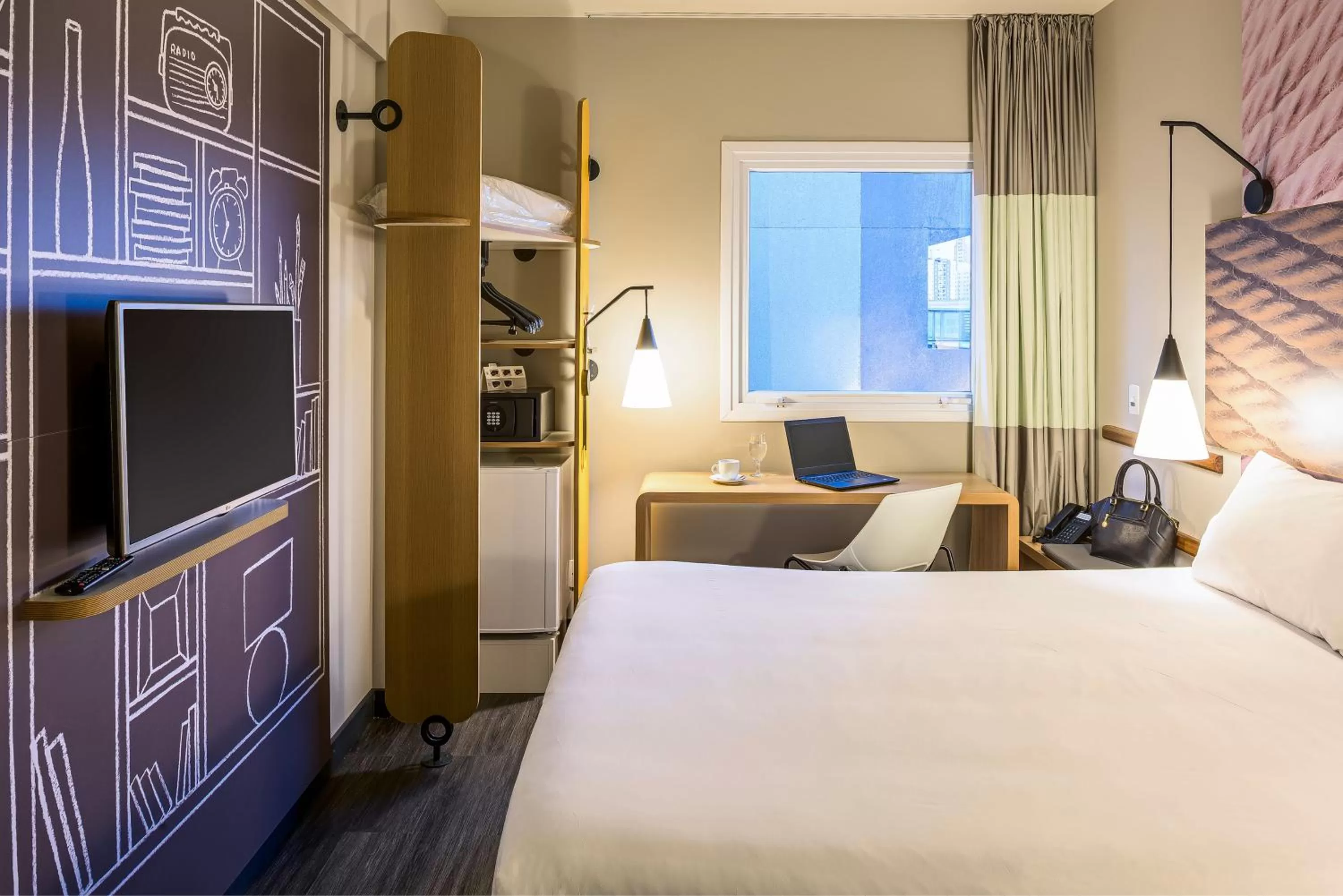 TV and multimedia, Bed in ibis Sao Paulo Tatuape