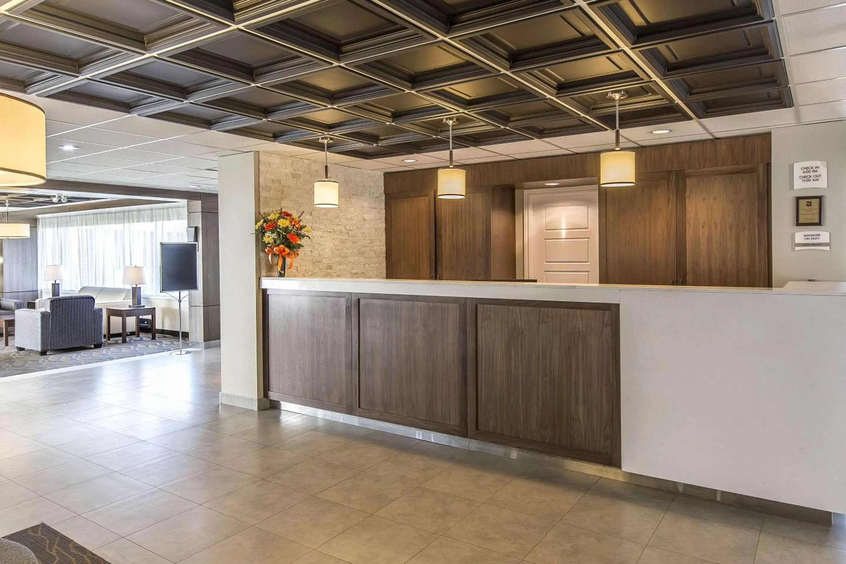 Lobby or reception in Quality Inn