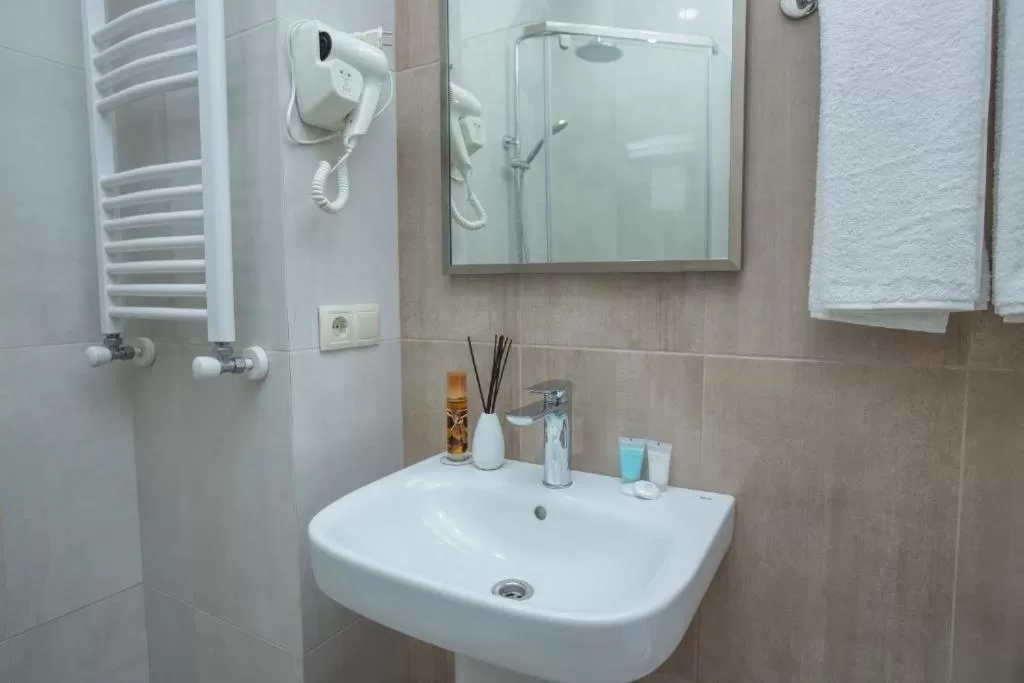 Bathroom in History Hotel Tbilisi