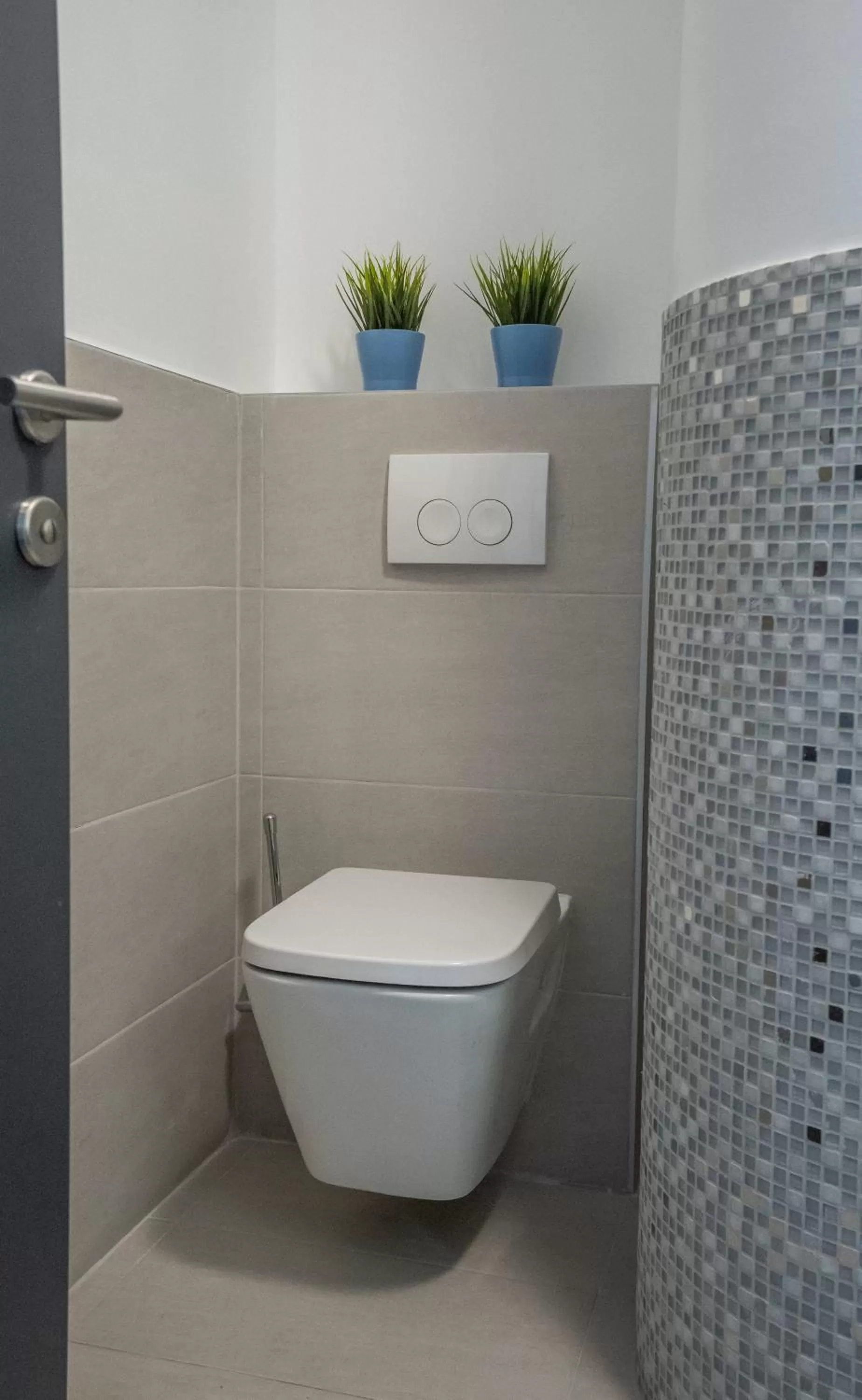 Toilet in Hotel Blue