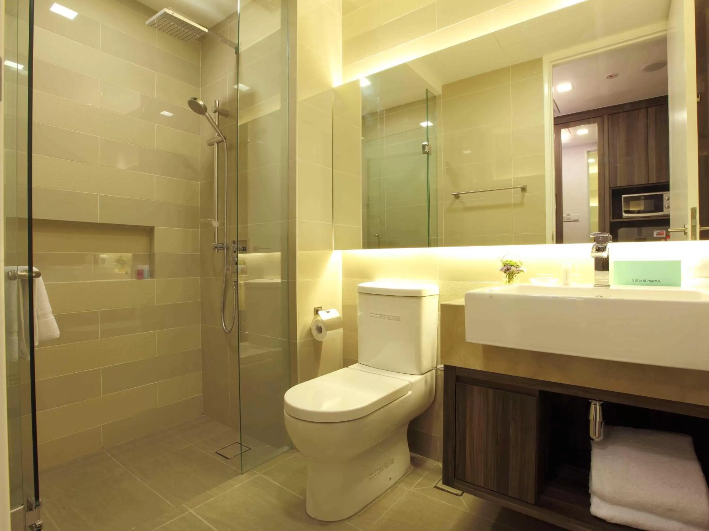 Shower in Ramada Suites by Wyndham Kuala Lumpur City Centre
