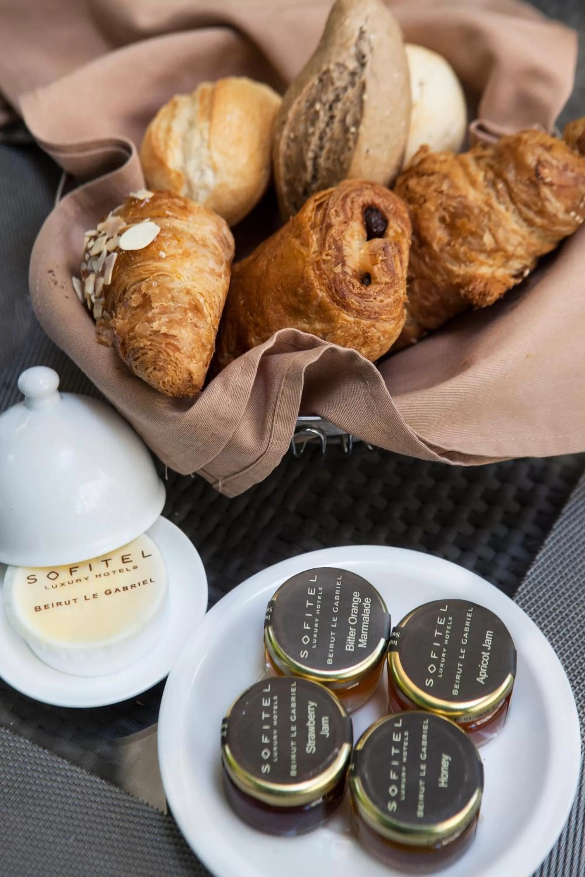 Food close-up in Sofitel Beirut Le Gabriel