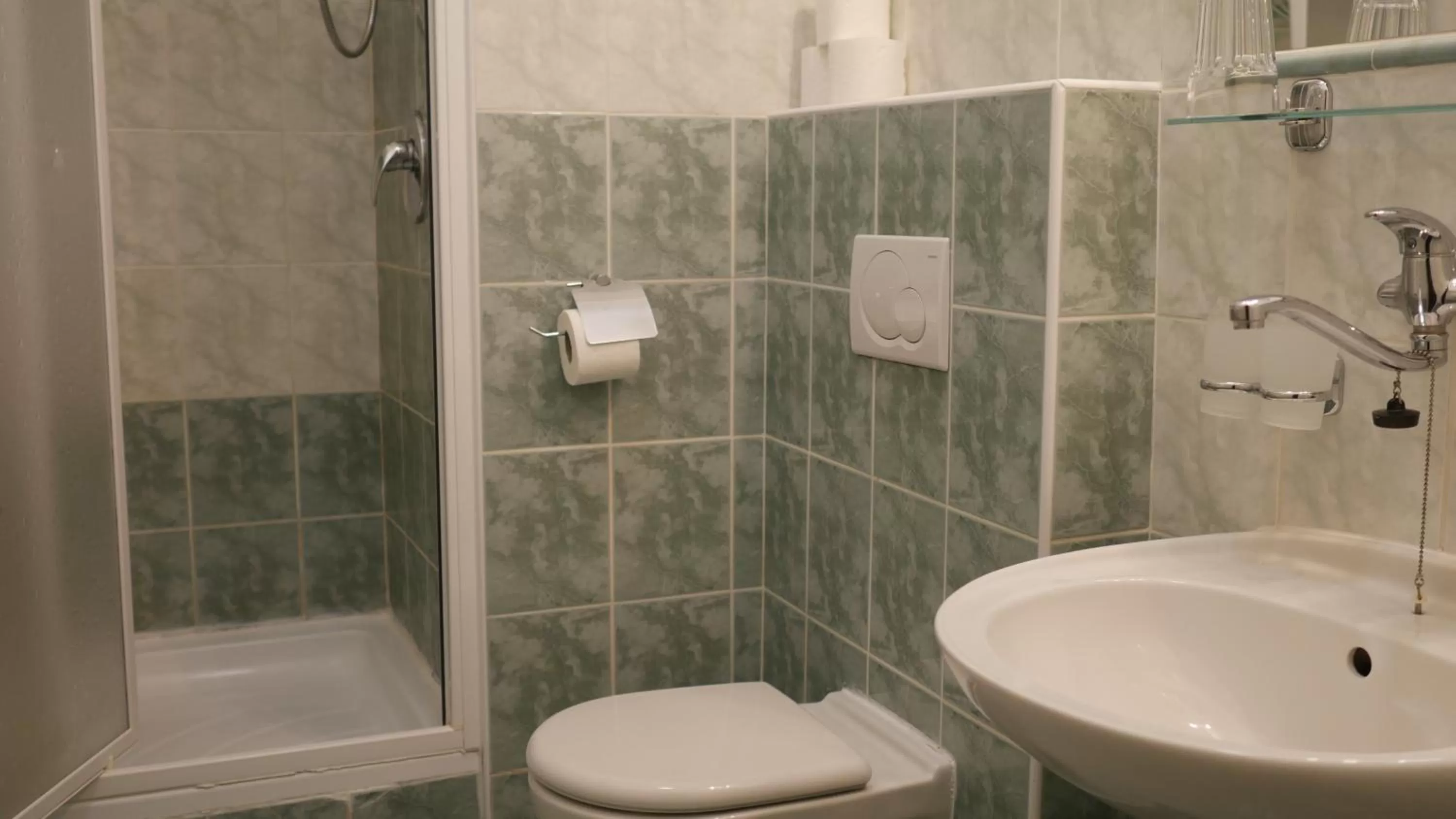 Bathroom in Hotel Bílý Koníček