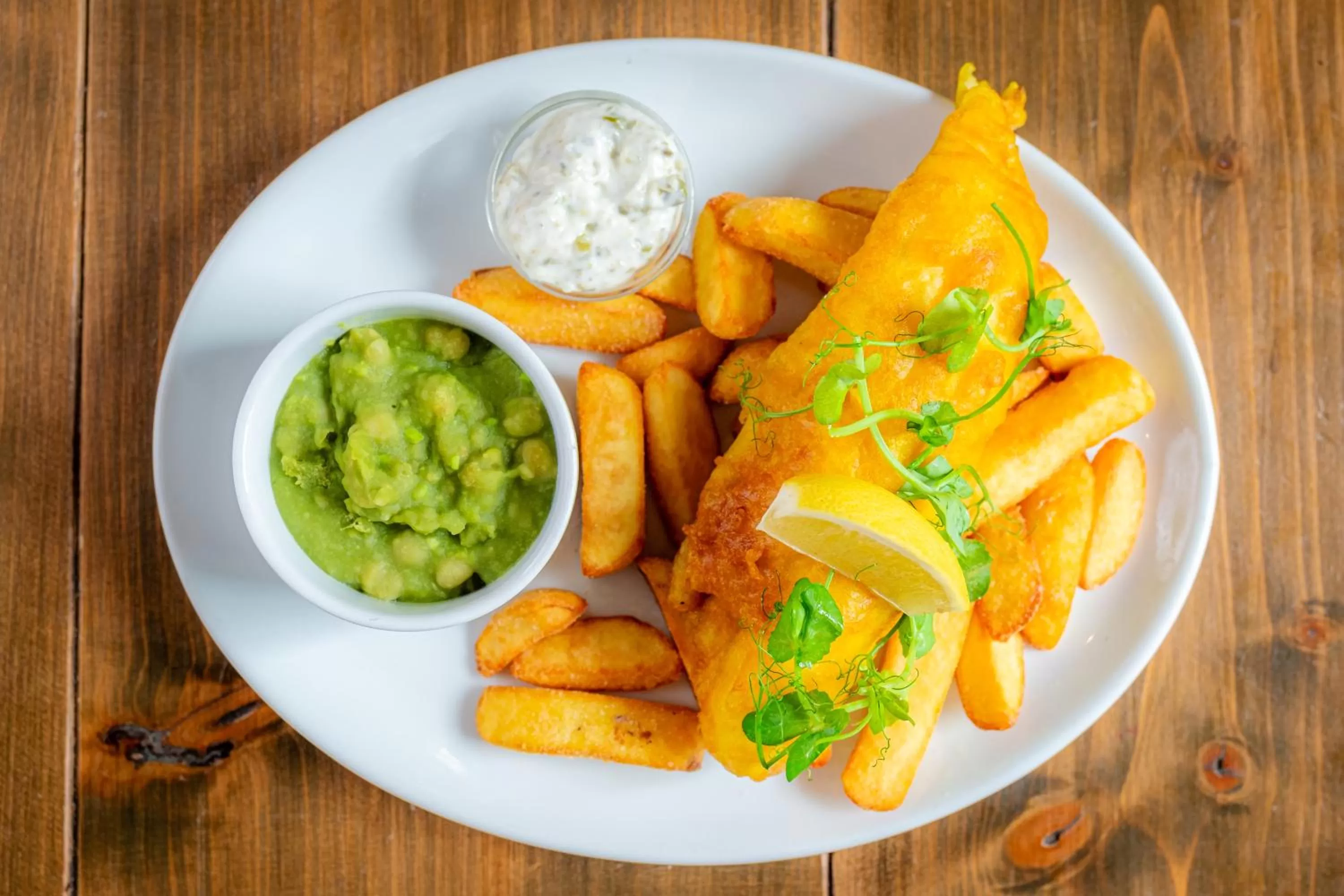 Food and drinks in The George Hotel