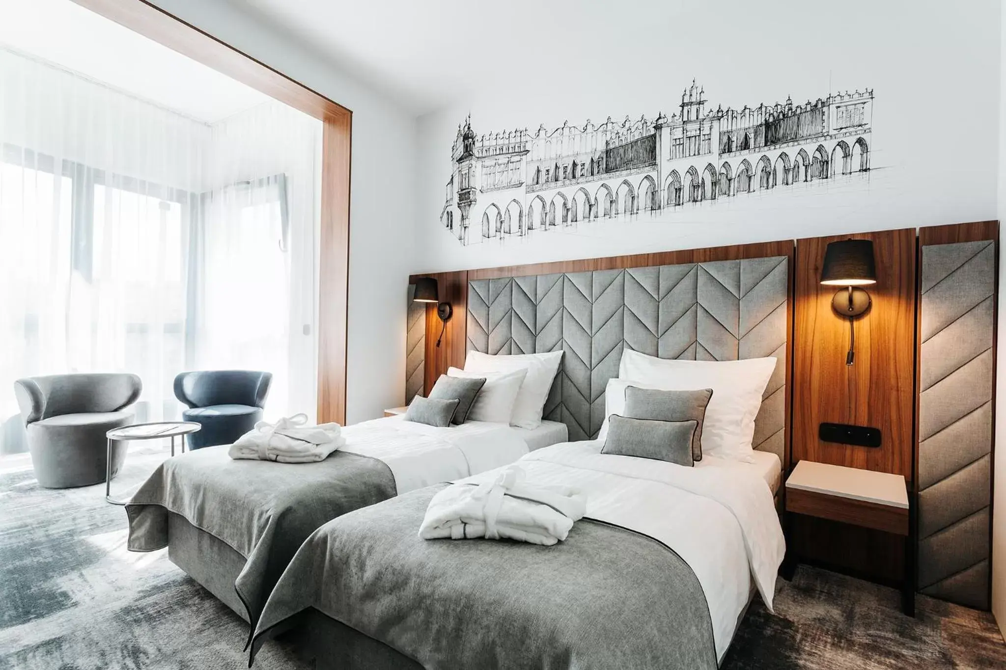 Deluxe Double or Twin Room in Focus Hotel Premium Kraków Deluxe Double or Twin Room in Focus Hotel Premium Kraków