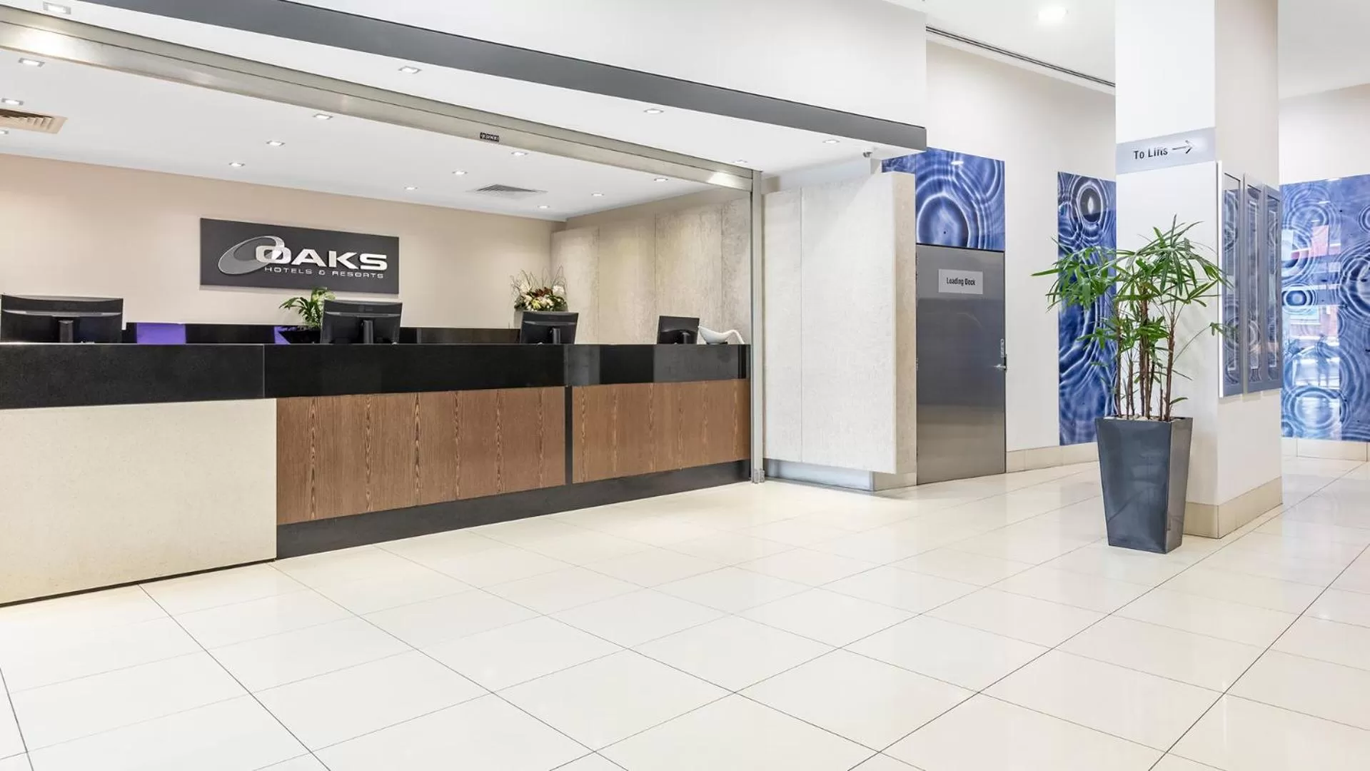 Lobby or reception in Oaks Brisbane on Charlotte Suites