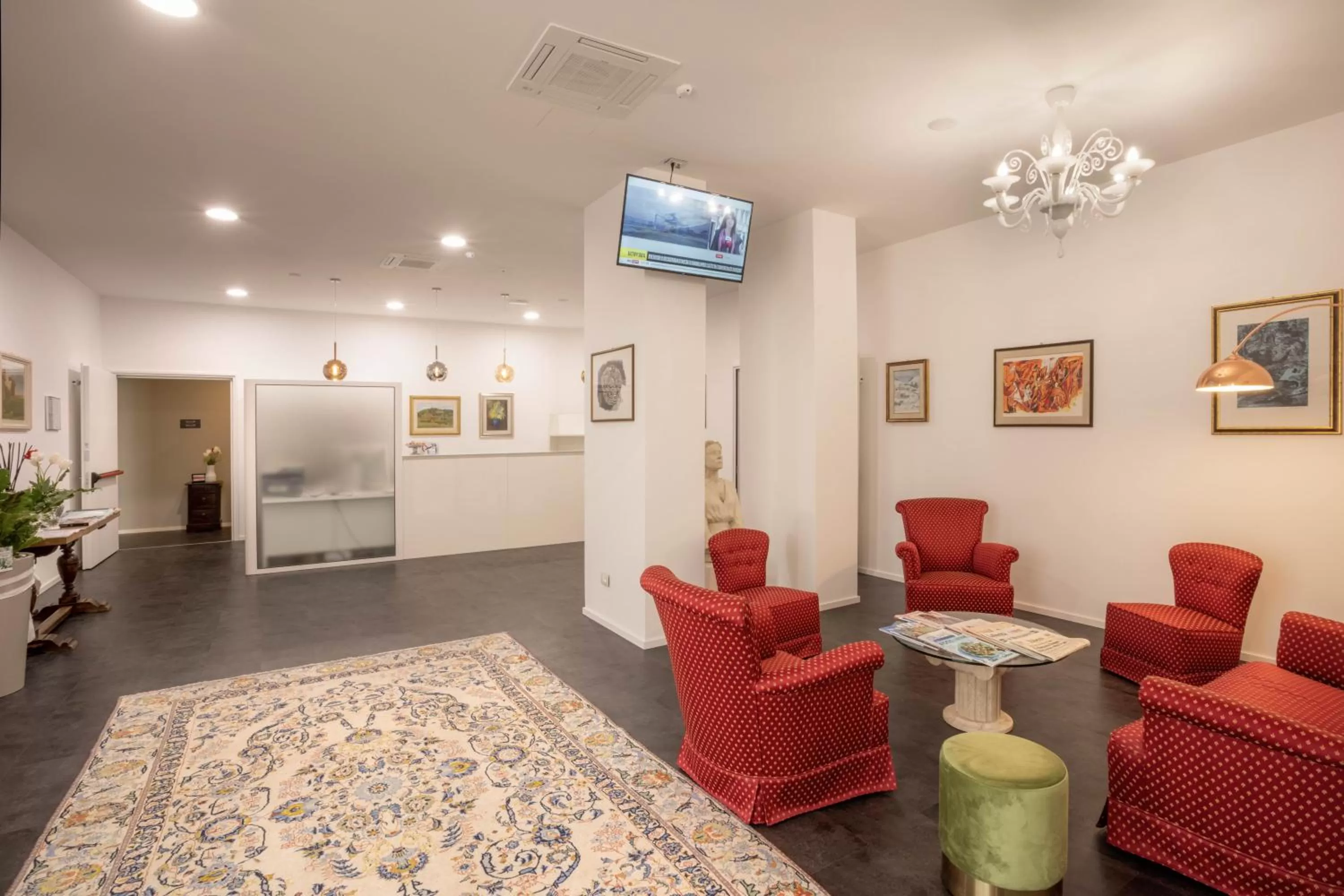 Lobby or reception in V Hotel