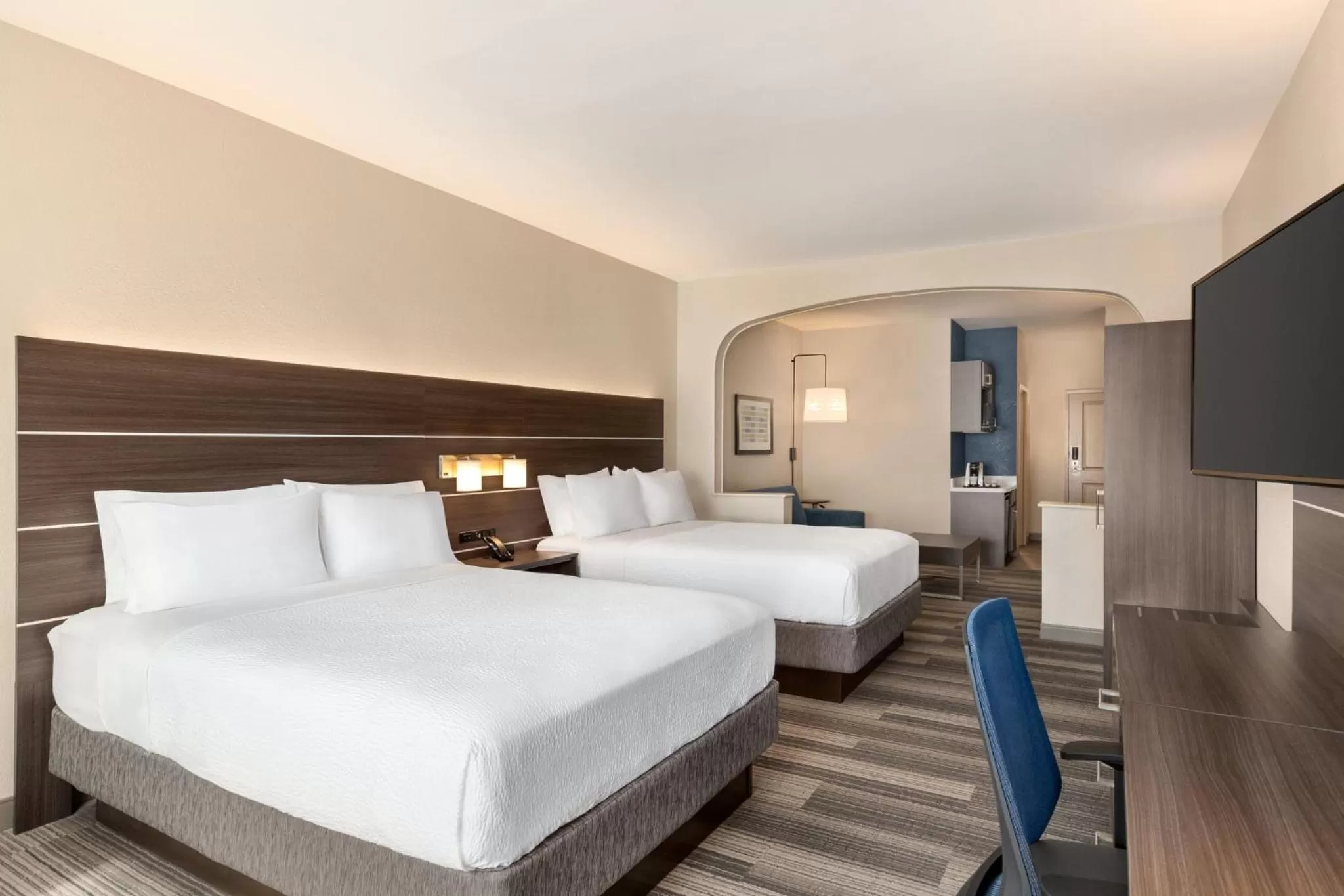 Photo of the whole room, Bed in Holiday Inn Express & Suites Denver Airport by IHG
