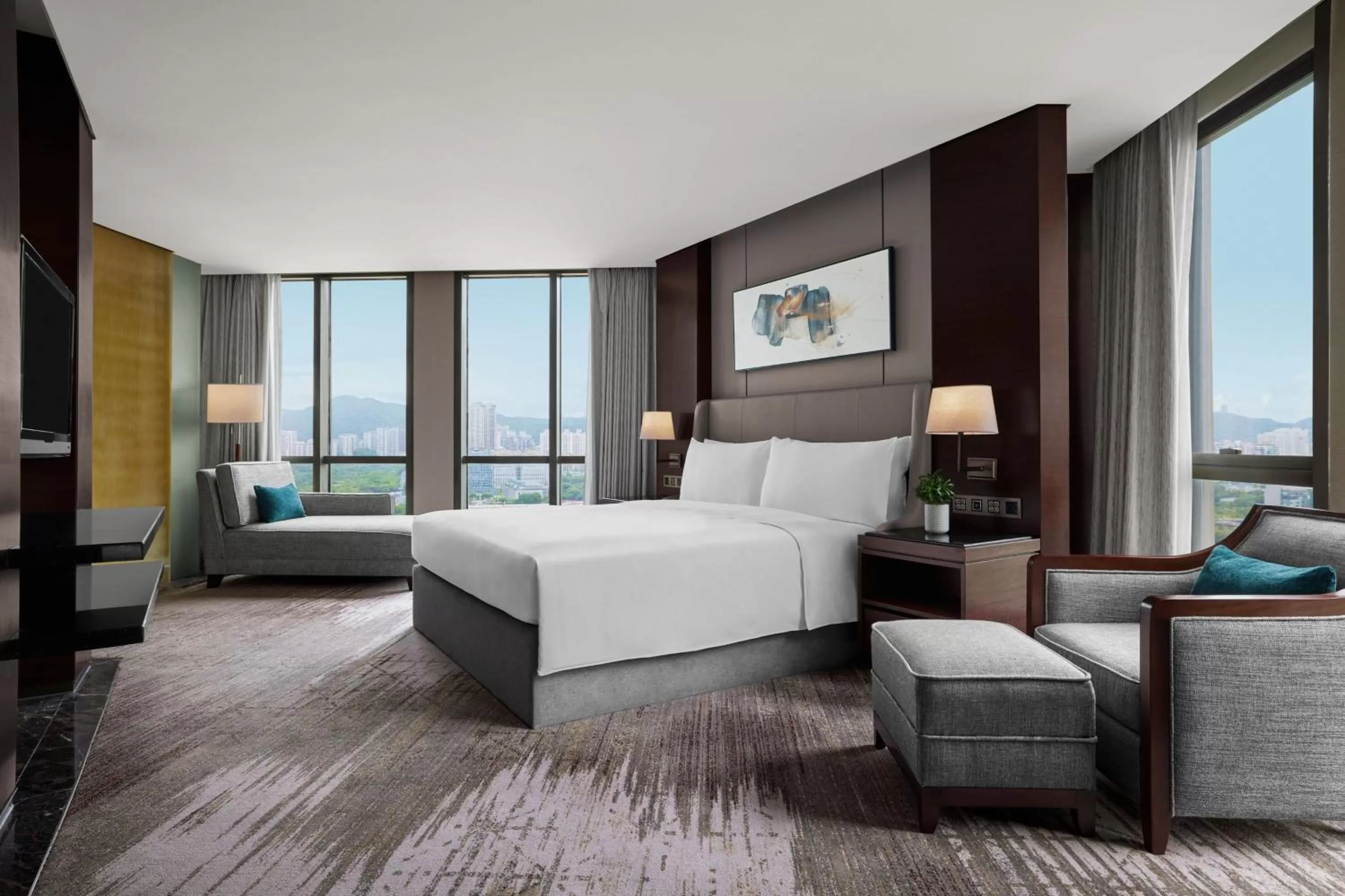 Bedroom, Bed in JW Marriott Hotel Shenzhen