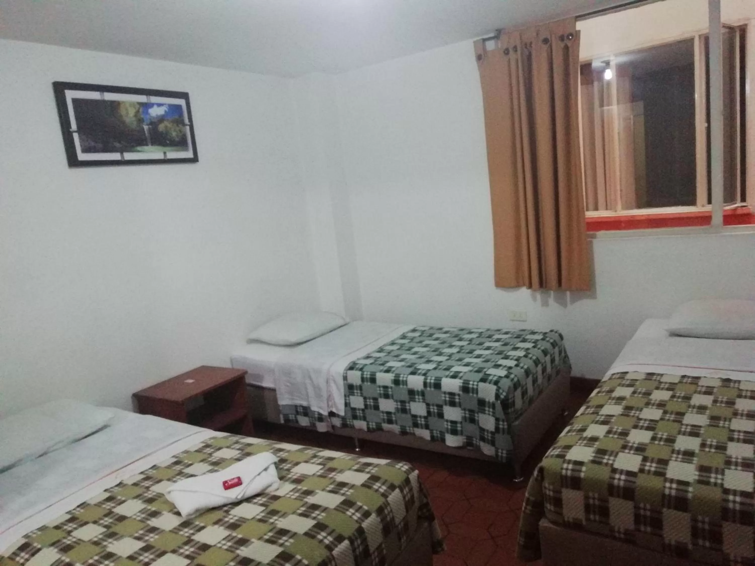 Bed in Hotel Mónaco de Fusa