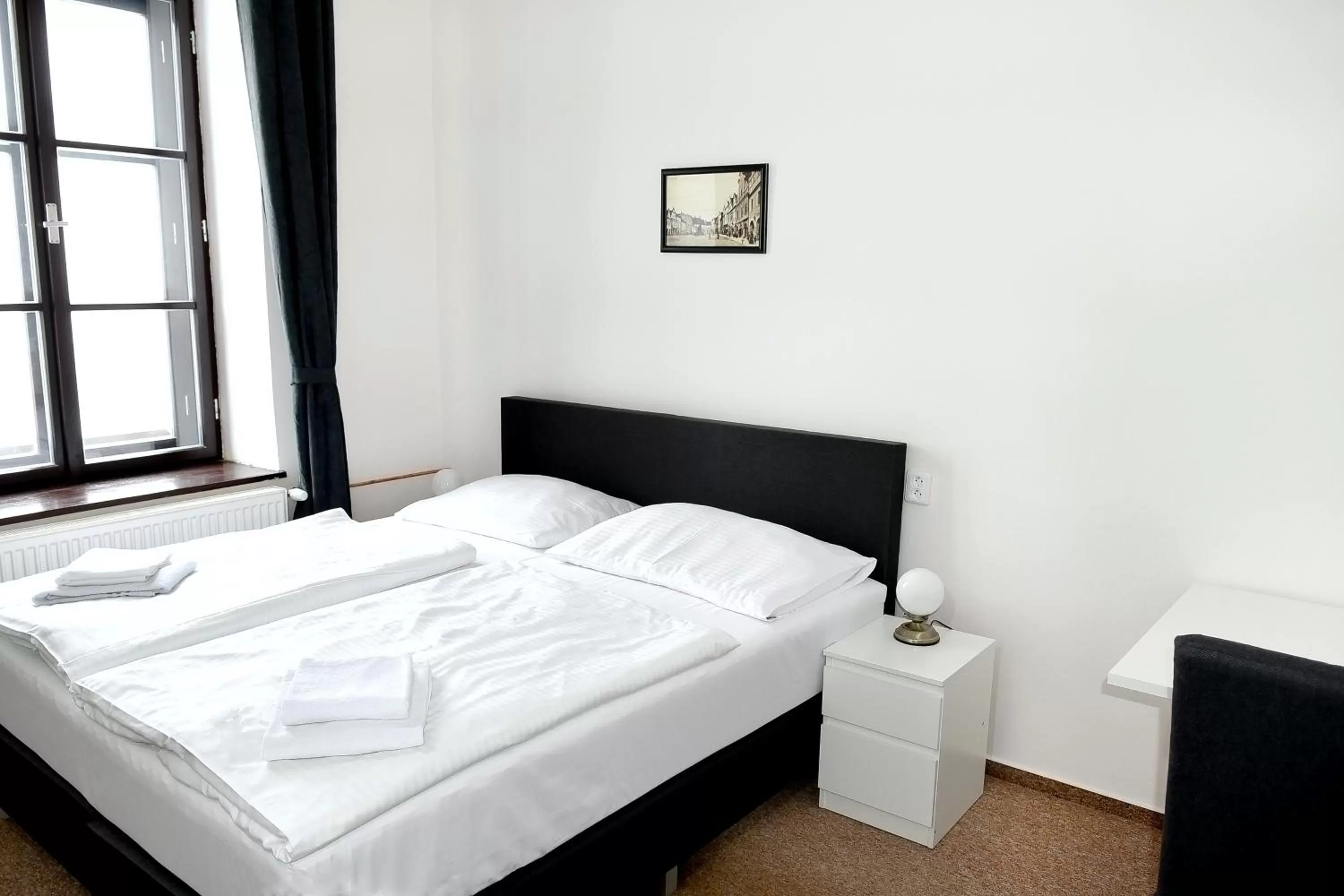 Bed in Hotel Bílý Koníček