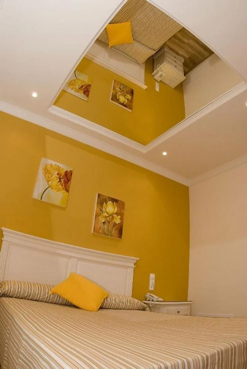 Bed in Hotel los Girasoles