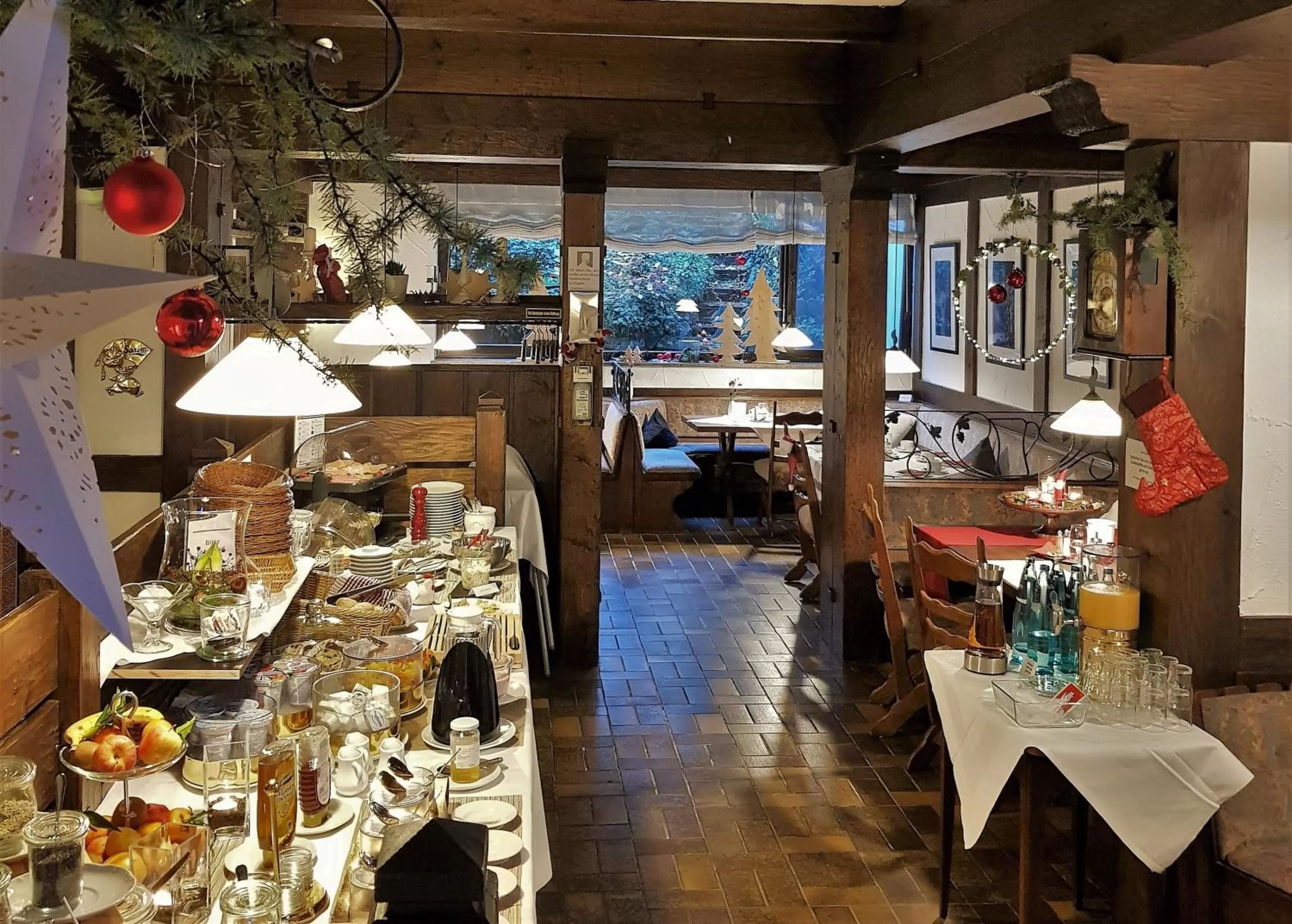 Buffet breakfast in Apart Hotel Freiburg