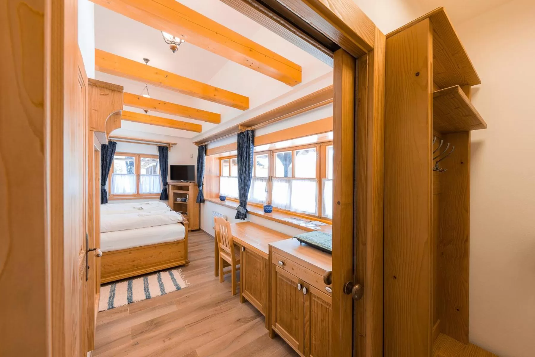 Bed in Valašské chalupy Resort