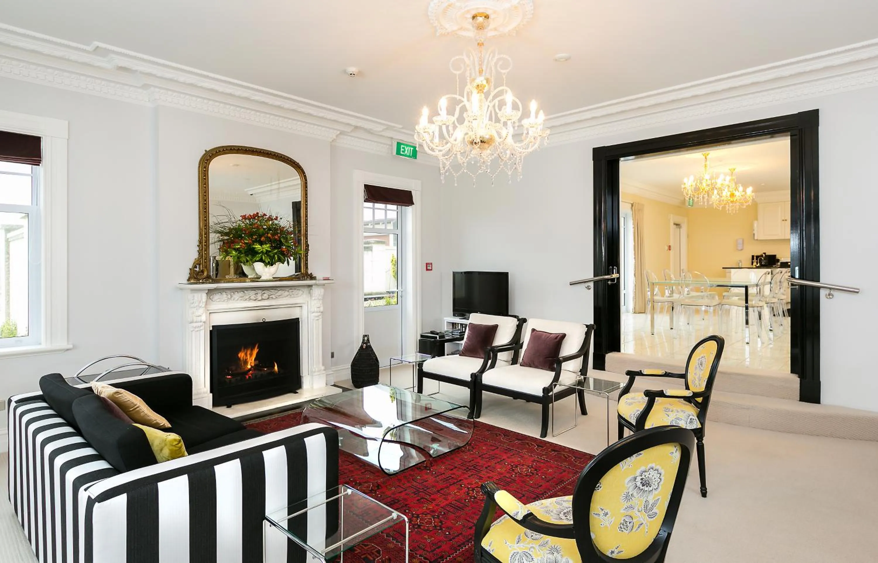 Communal lounge/ TV room in Camp Estate by Larnach Castle