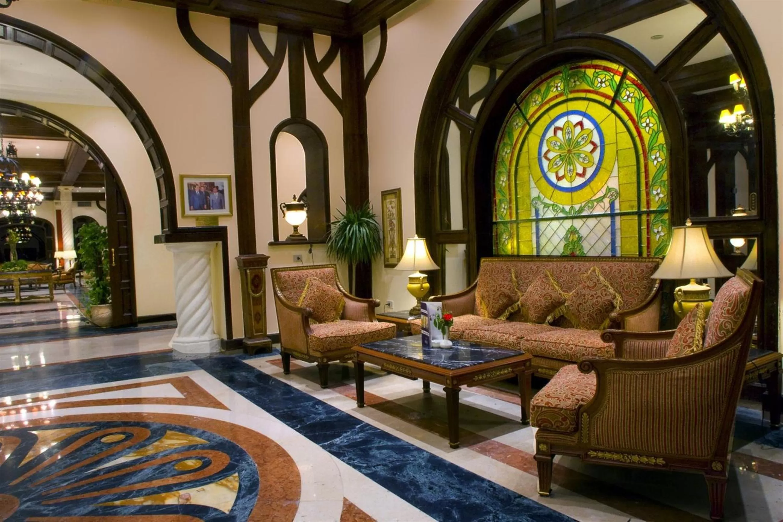 Lobby or reception in Helnan Auberge Fayoum