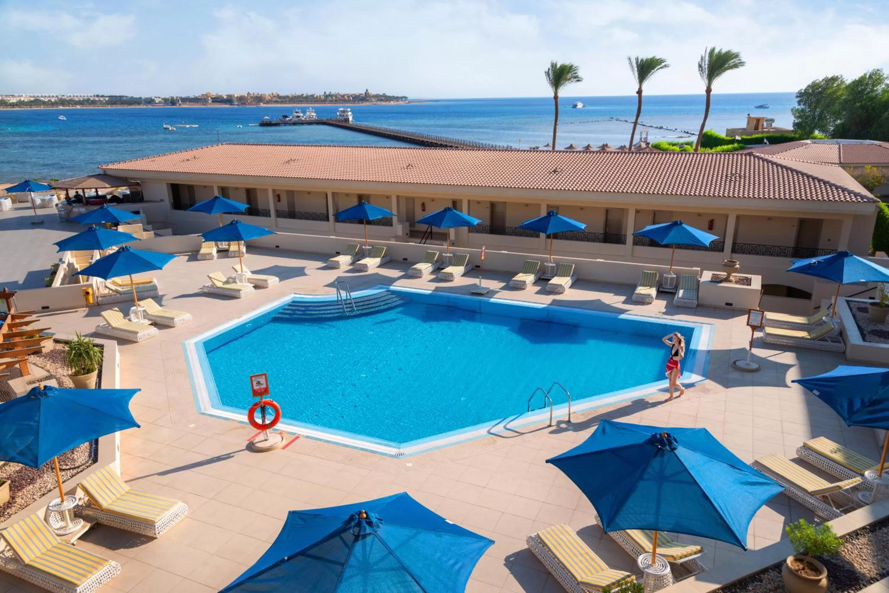 Swimming pool in Cleopatra Luxury Beach Resort Makadi Bay - Adults only