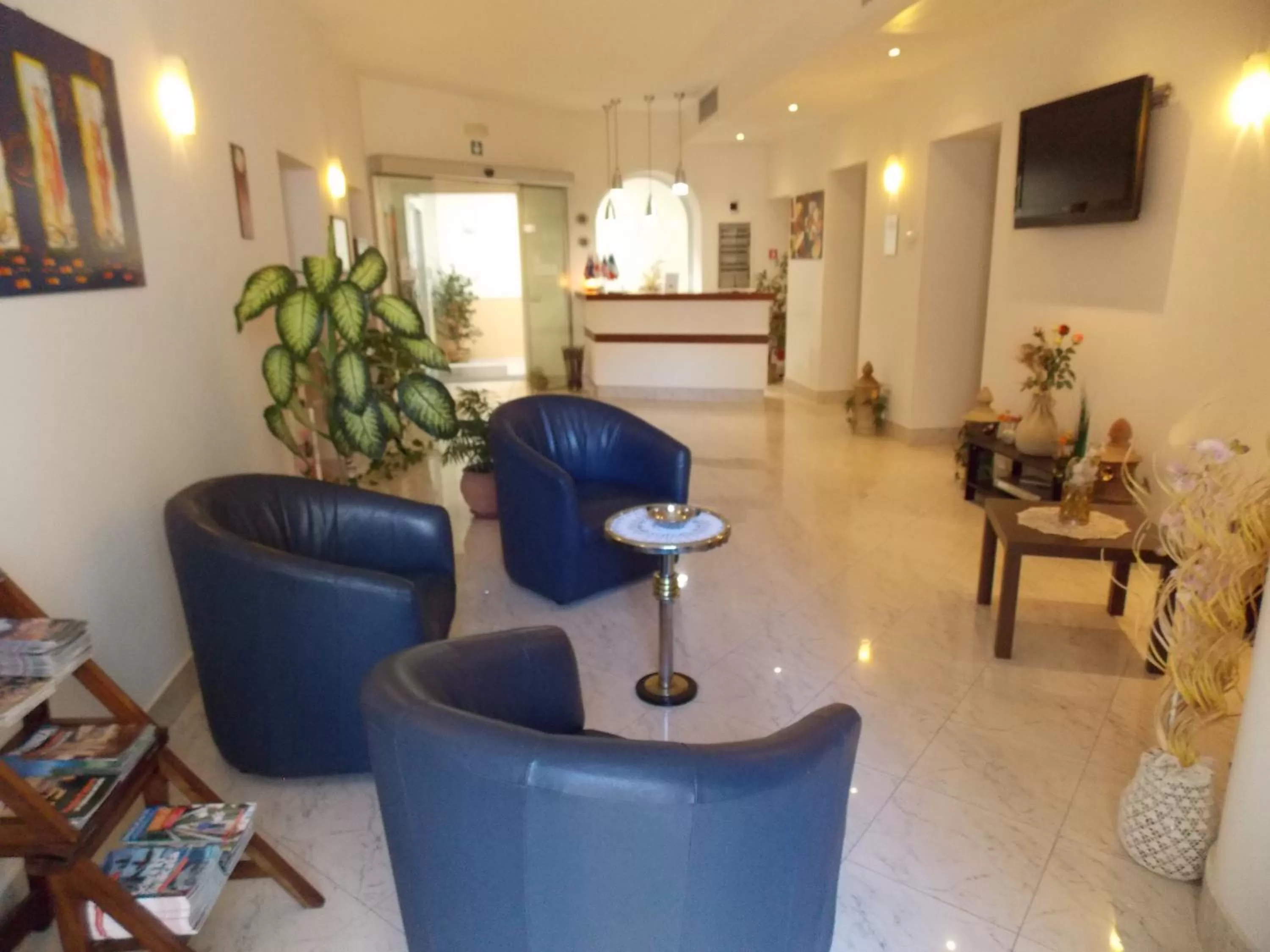 Lobby or reception in Albergo Roma