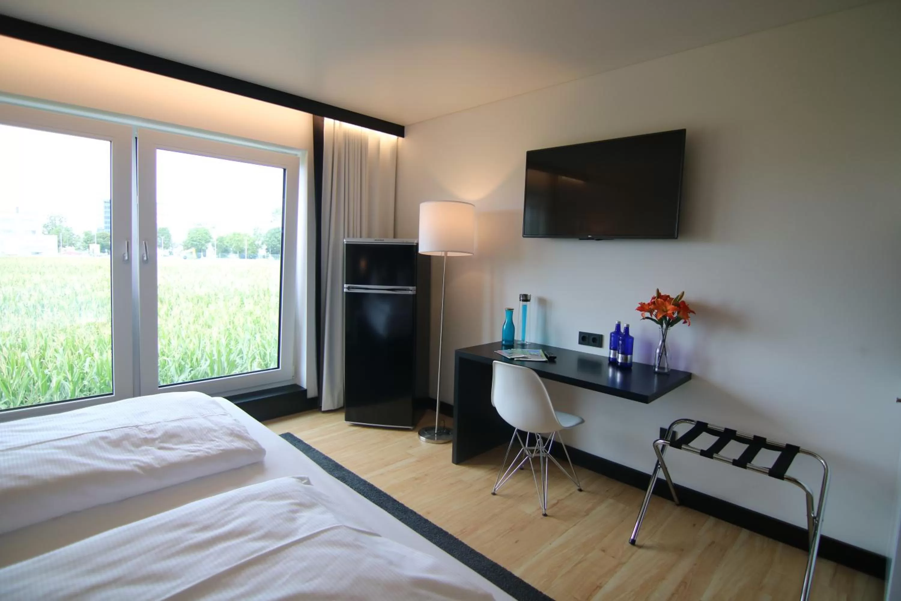 Decorative detail, TV/Entertainment Center in LH Hotel by WMM Hotels