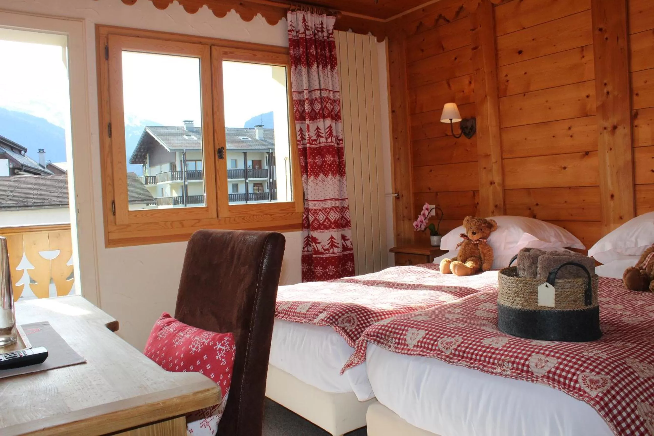 Bed in Hôtel Les Glaciers