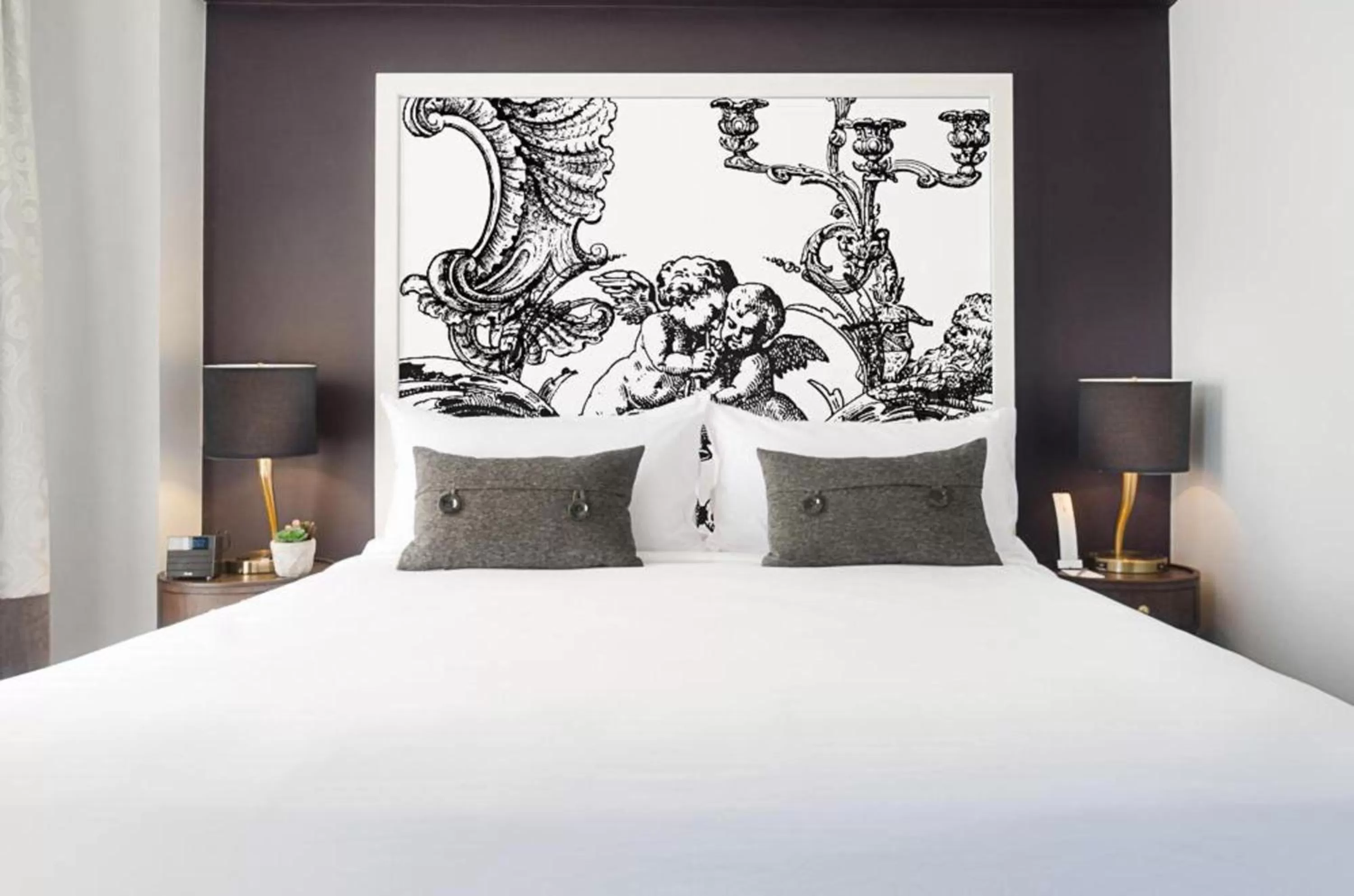 Bed in Hotel Vinache