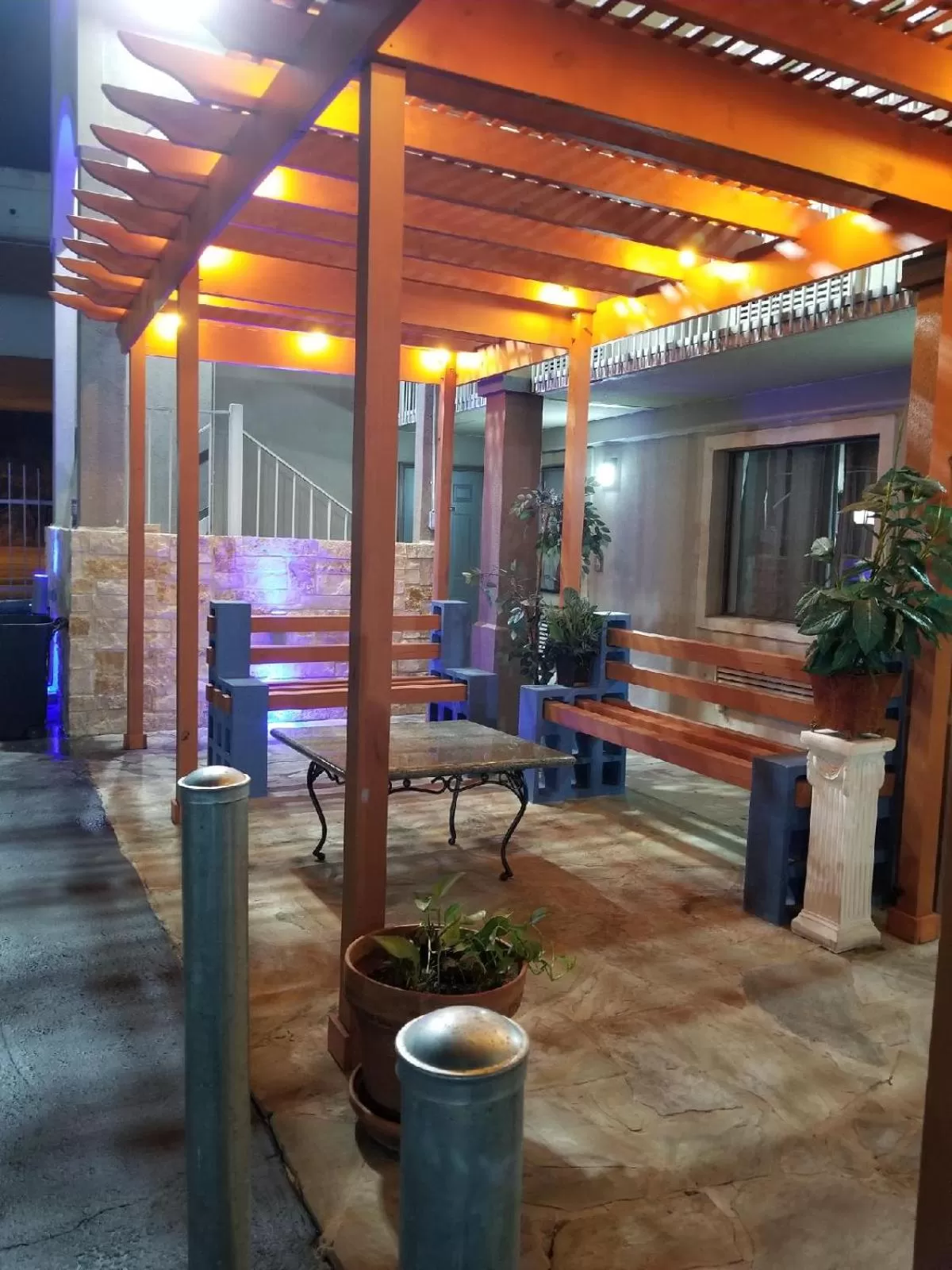 Patio in Super 8 by Wyndham San Antonio Pearl District Downtown