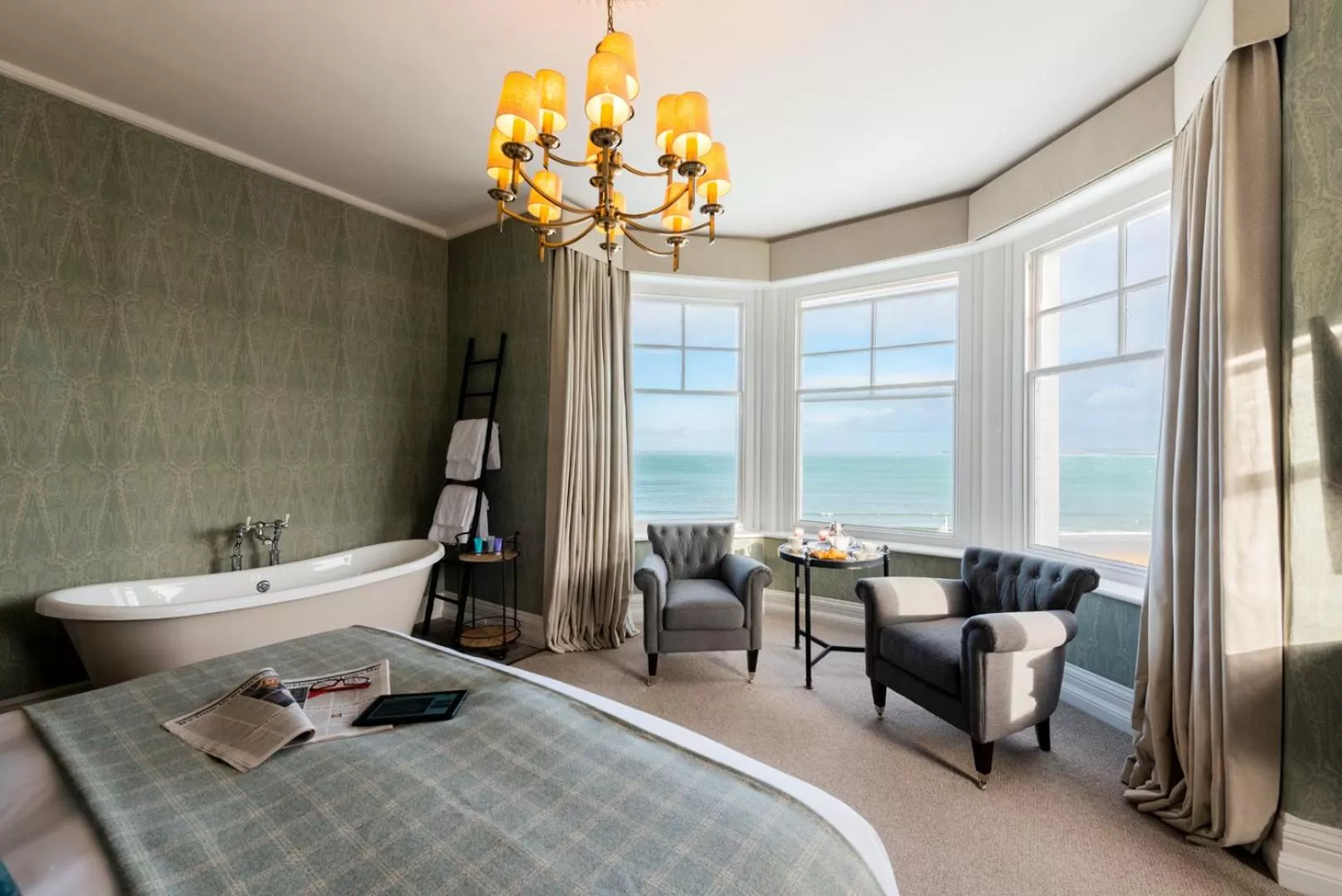 Photo of the whole room, Bed in Carbis Bay and Spa Hotel