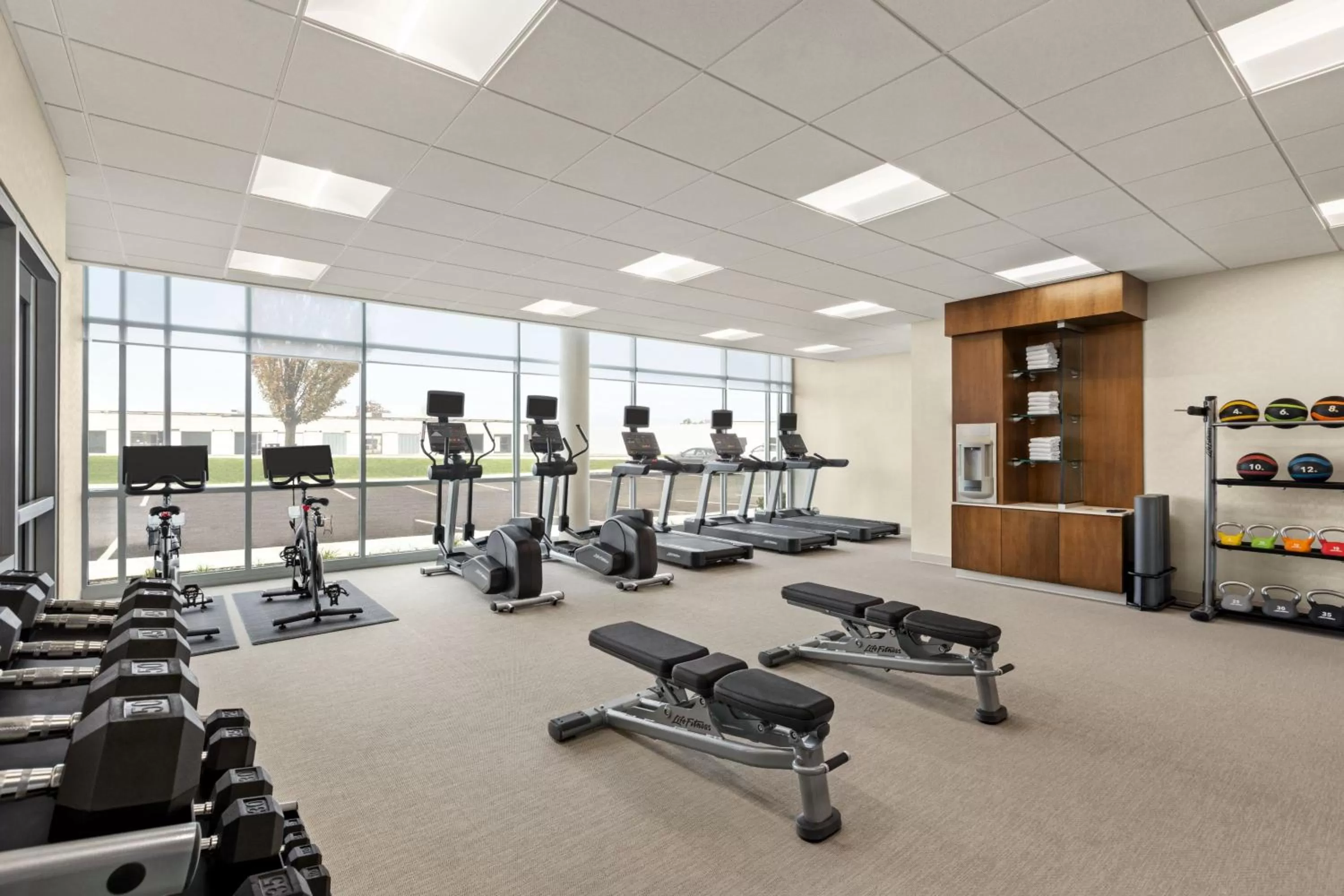 Fitness centre/facilities in SpringHill Suites by Marriott Camp Hill