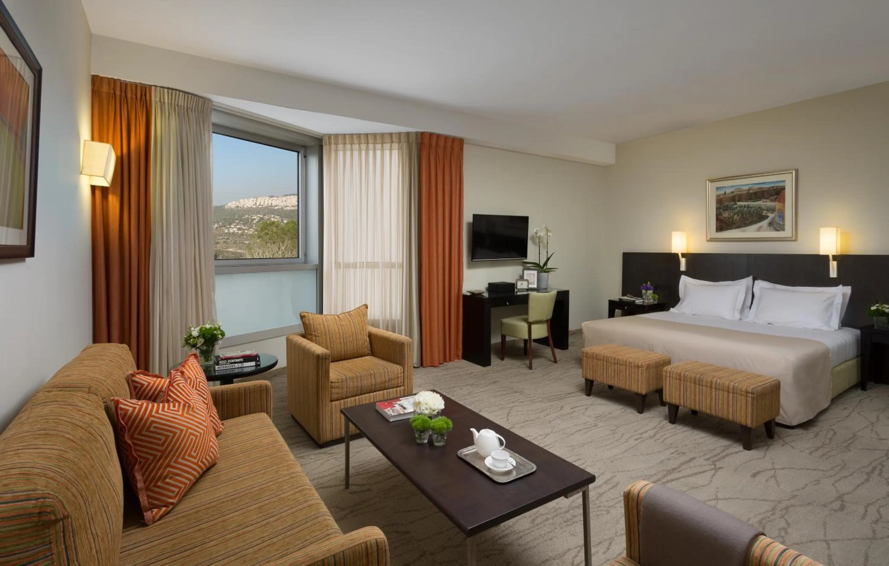 TV and multimedia, Bed in Ein Kerem Hotel