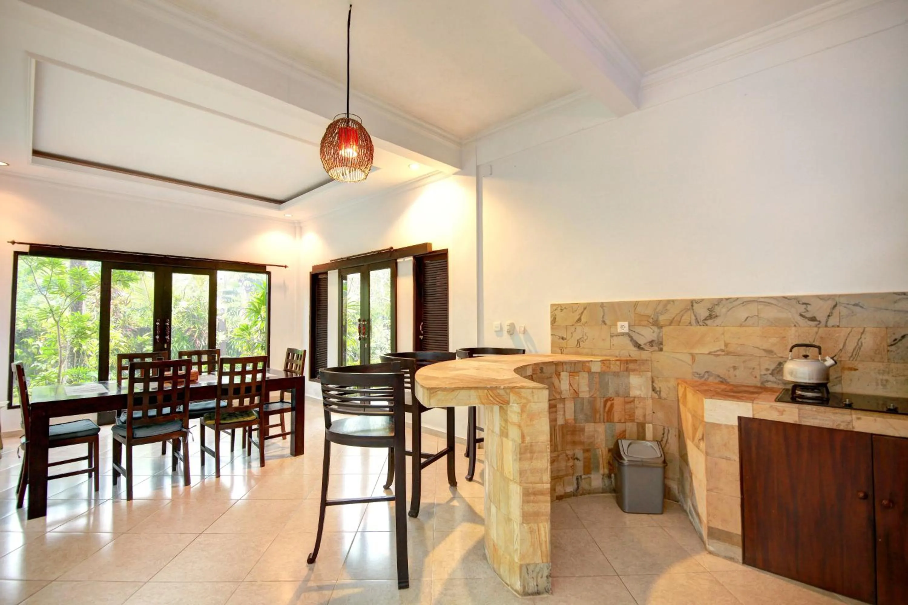 Kitchen or kitchenette in Bali Dream Resort Ubud
