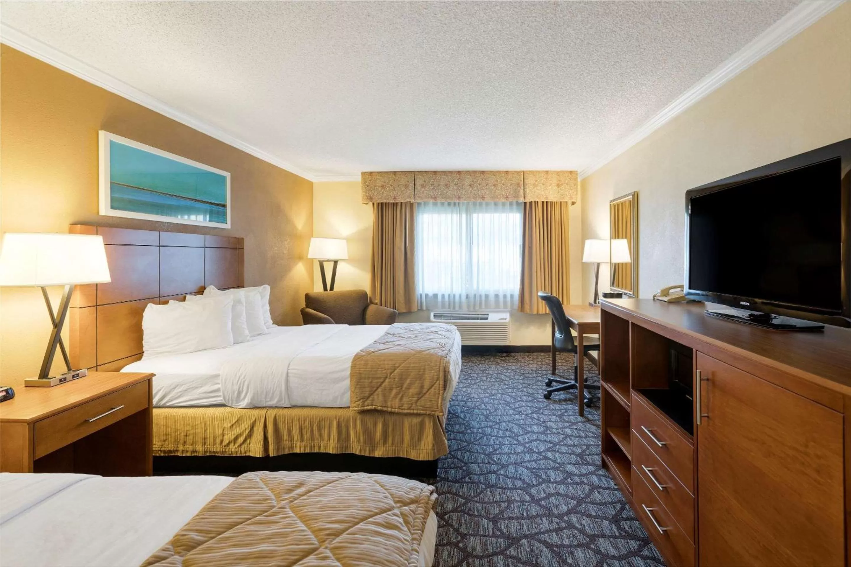 Photo of the whole room in Clarion Hotel Detroit Metro Airport