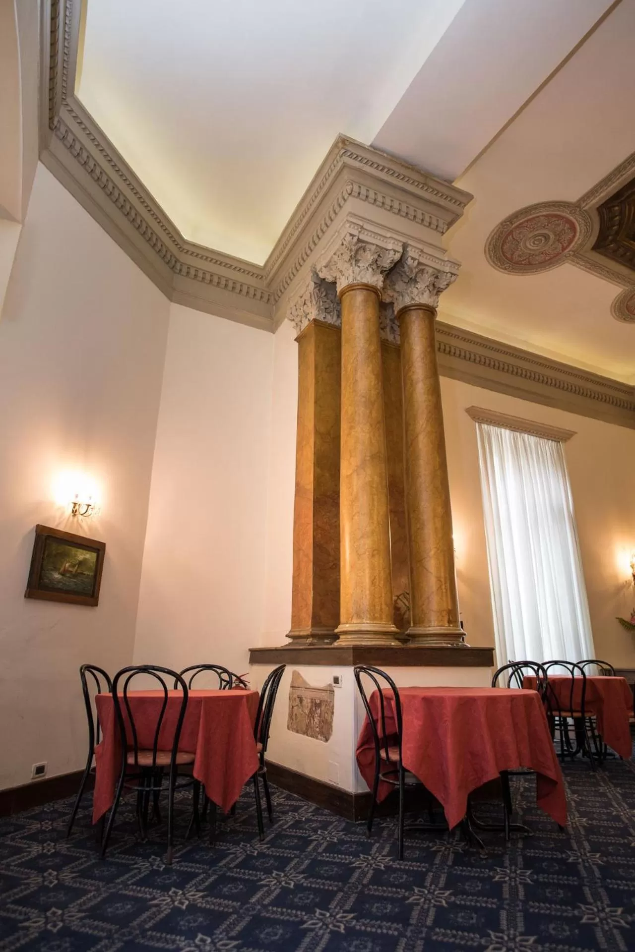 Decorative detail in Hotel Villa Delle Rose